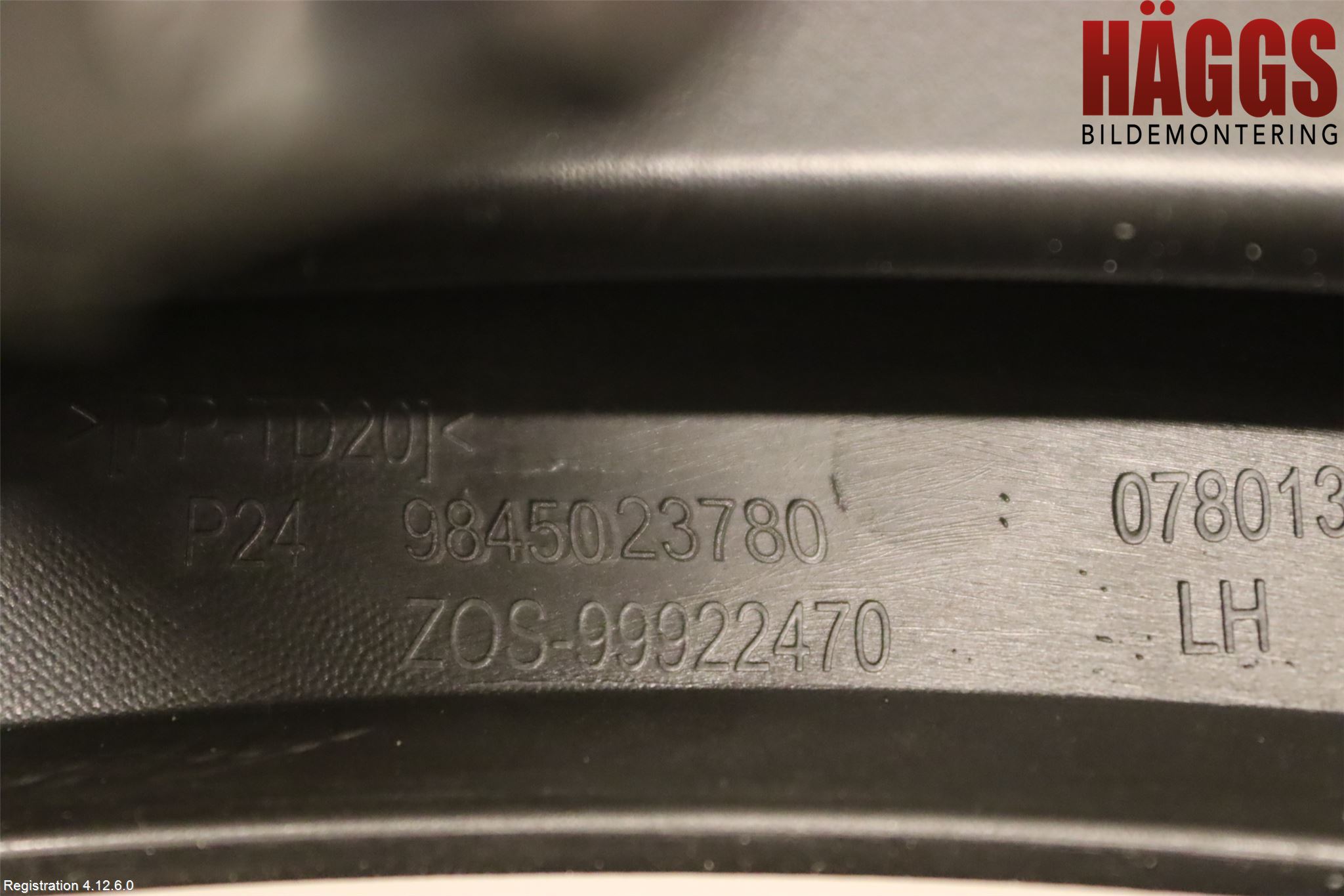 Peugeot 2008/E-2008 20- Stötfångarfäste Bak Vä