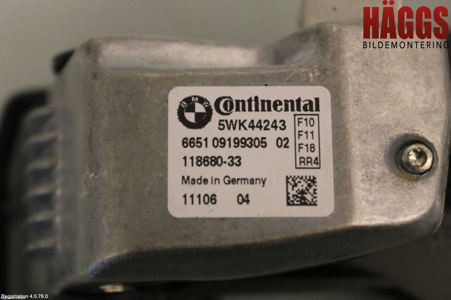 BMW 5 F10/F11/F18 09-17 Sensor Aktivt Kollisionsskydd