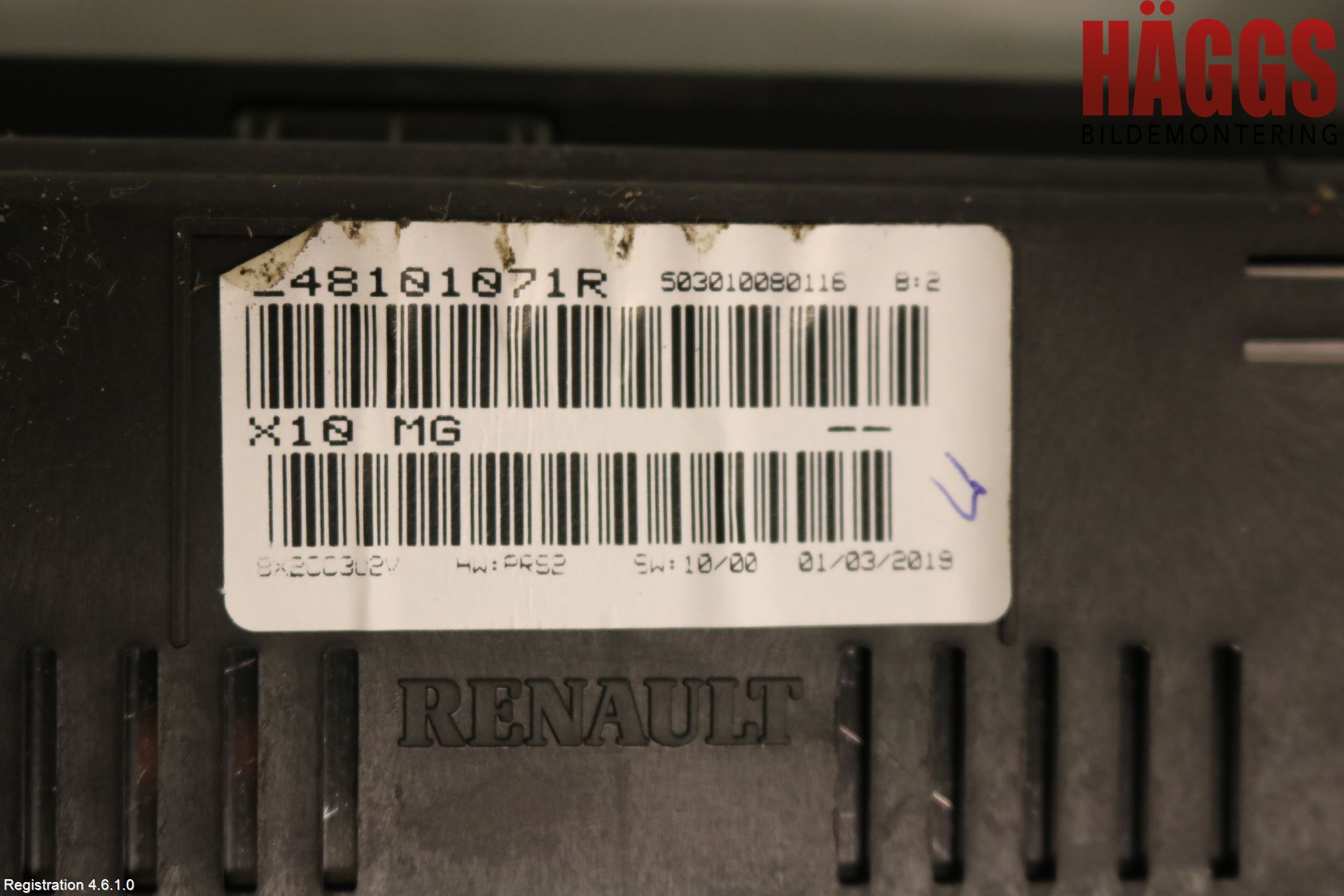 Renault ZOE/E-TECH 13- Instrument Komb