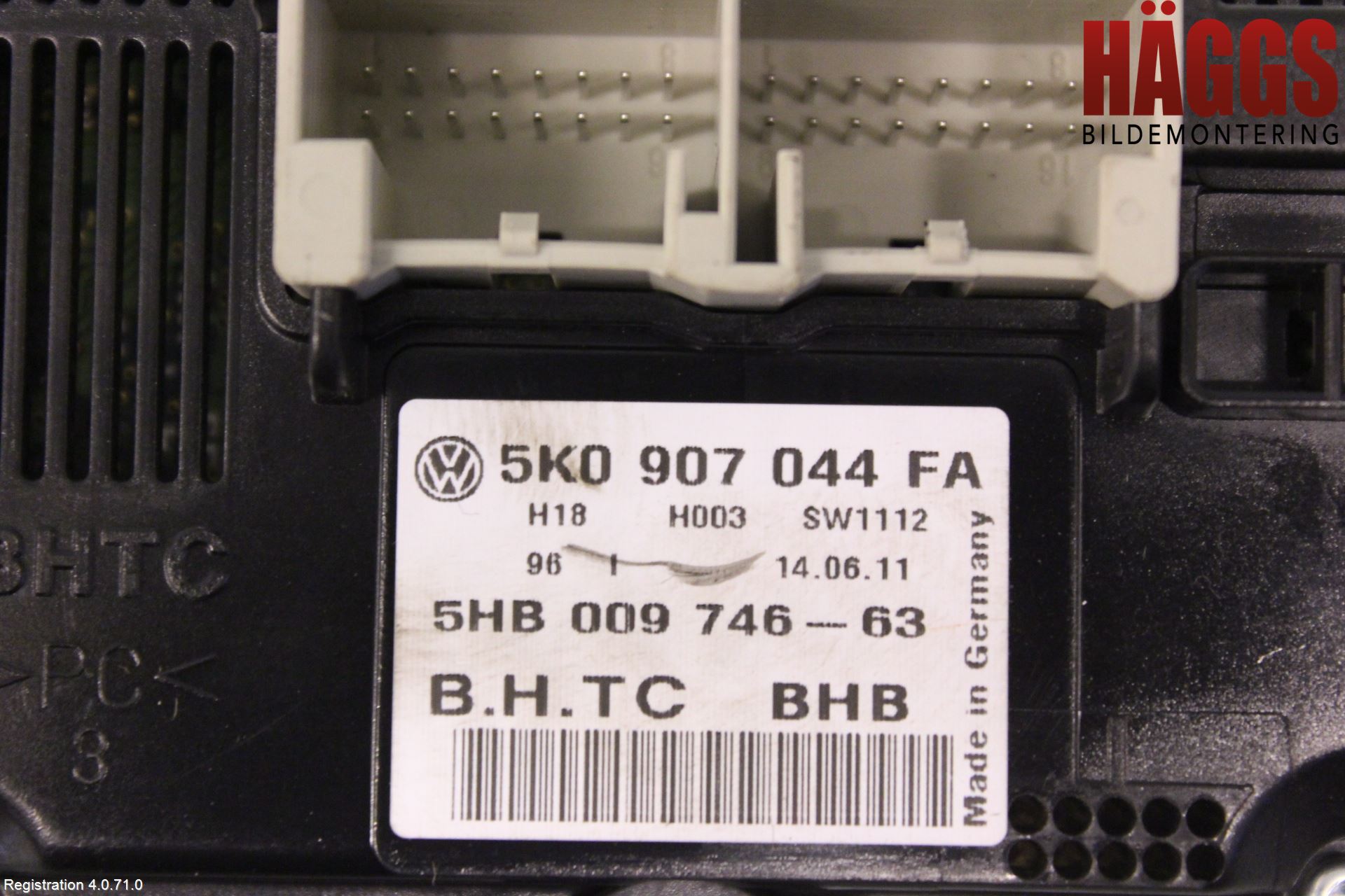 Volkswagen VW PASSAT 11-14 Ac Styrenhet Ac Manöveren
