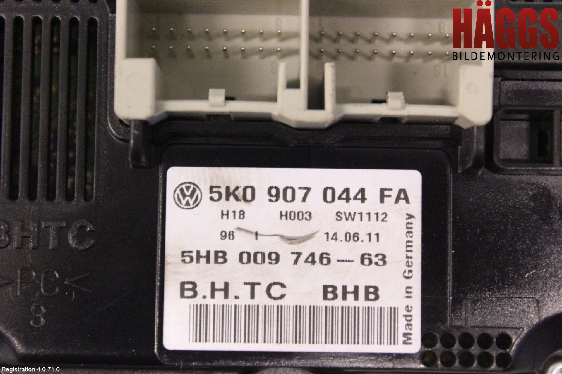 Volkswagen VW PASSAT 11-14 Ac Styrenhet Ac Manöveren