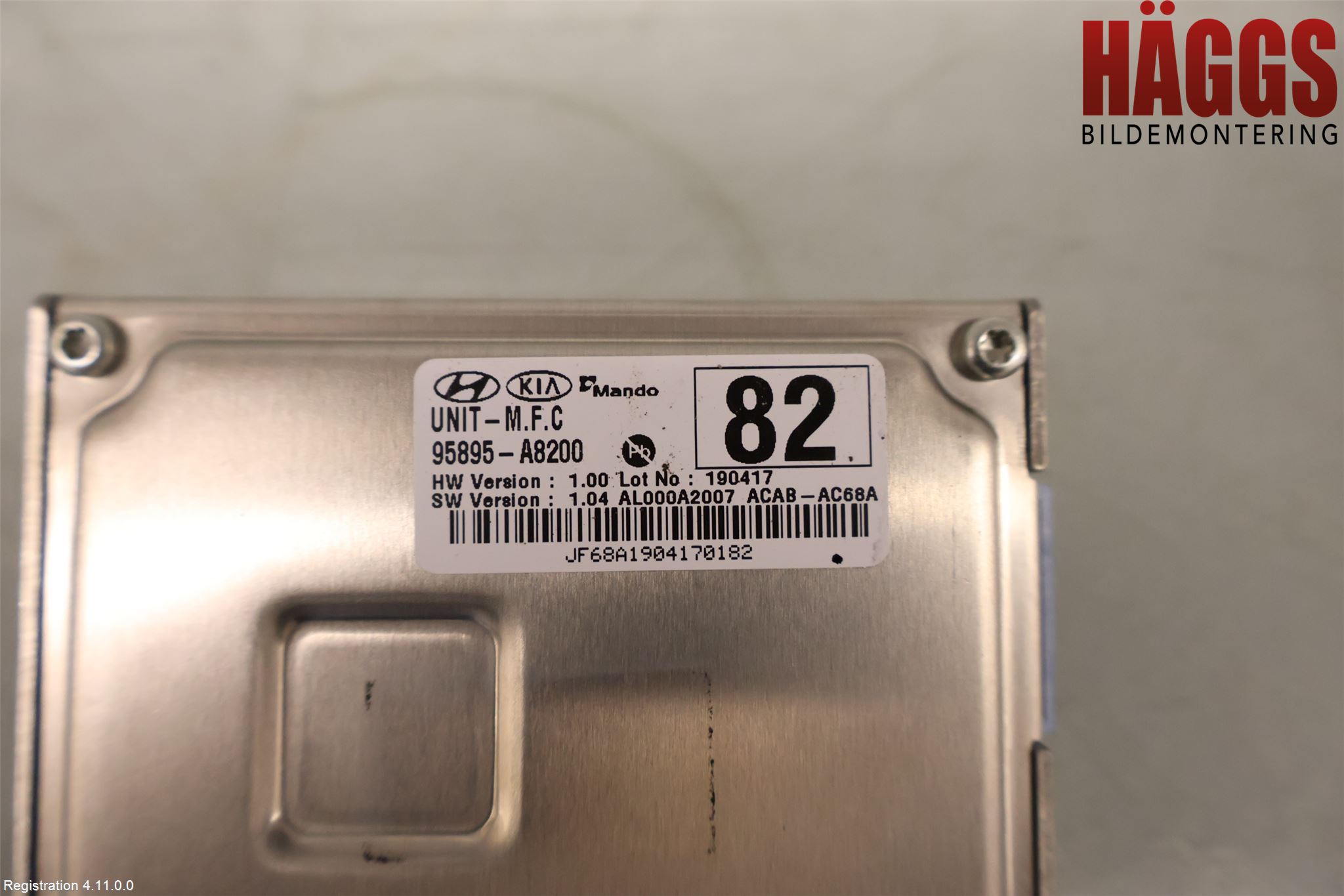 Kia OPTIMA 16-20 Sensor Aktivt Kollisionsskydd