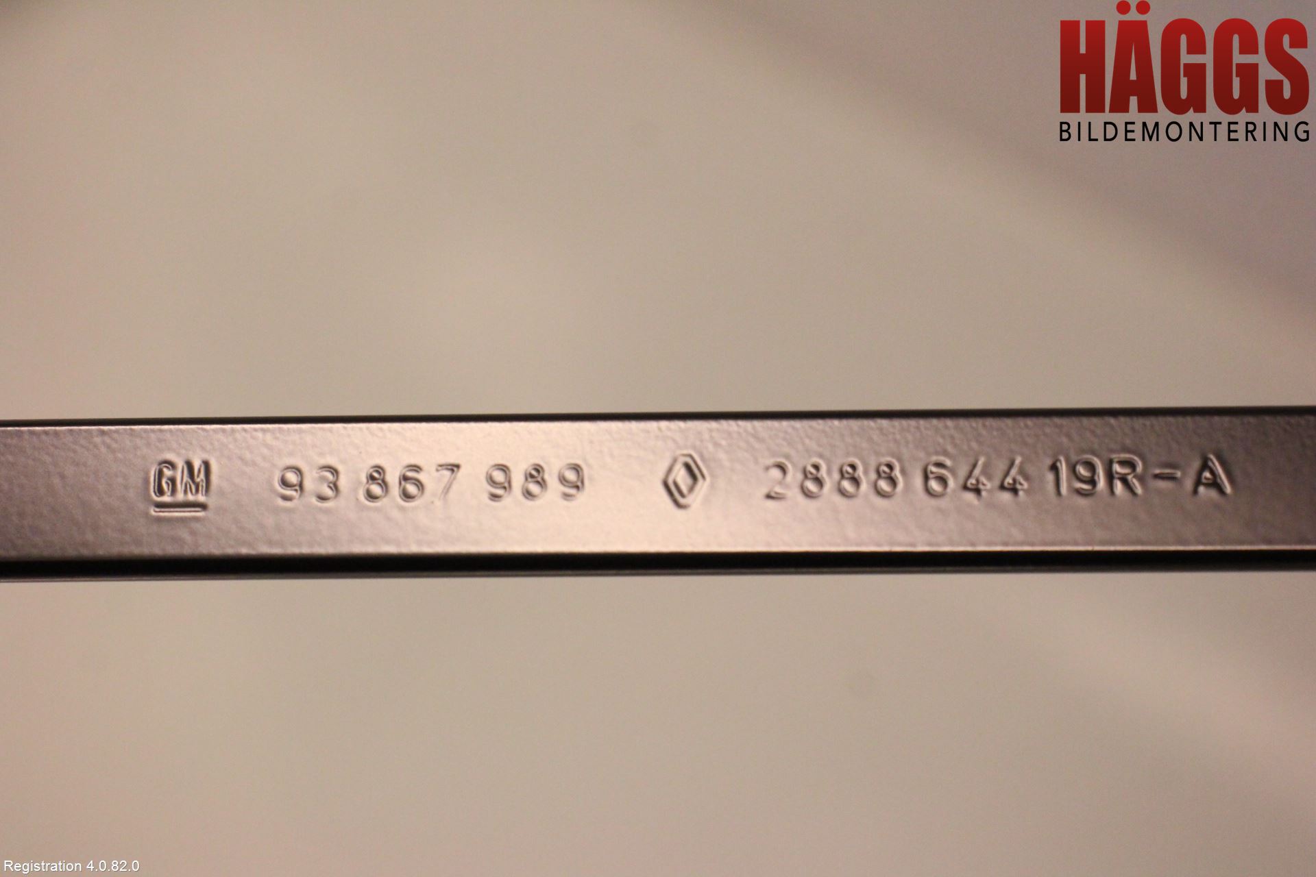 Renault TRAFIC/E-TECH 15- Torkararm Armar Vindruta