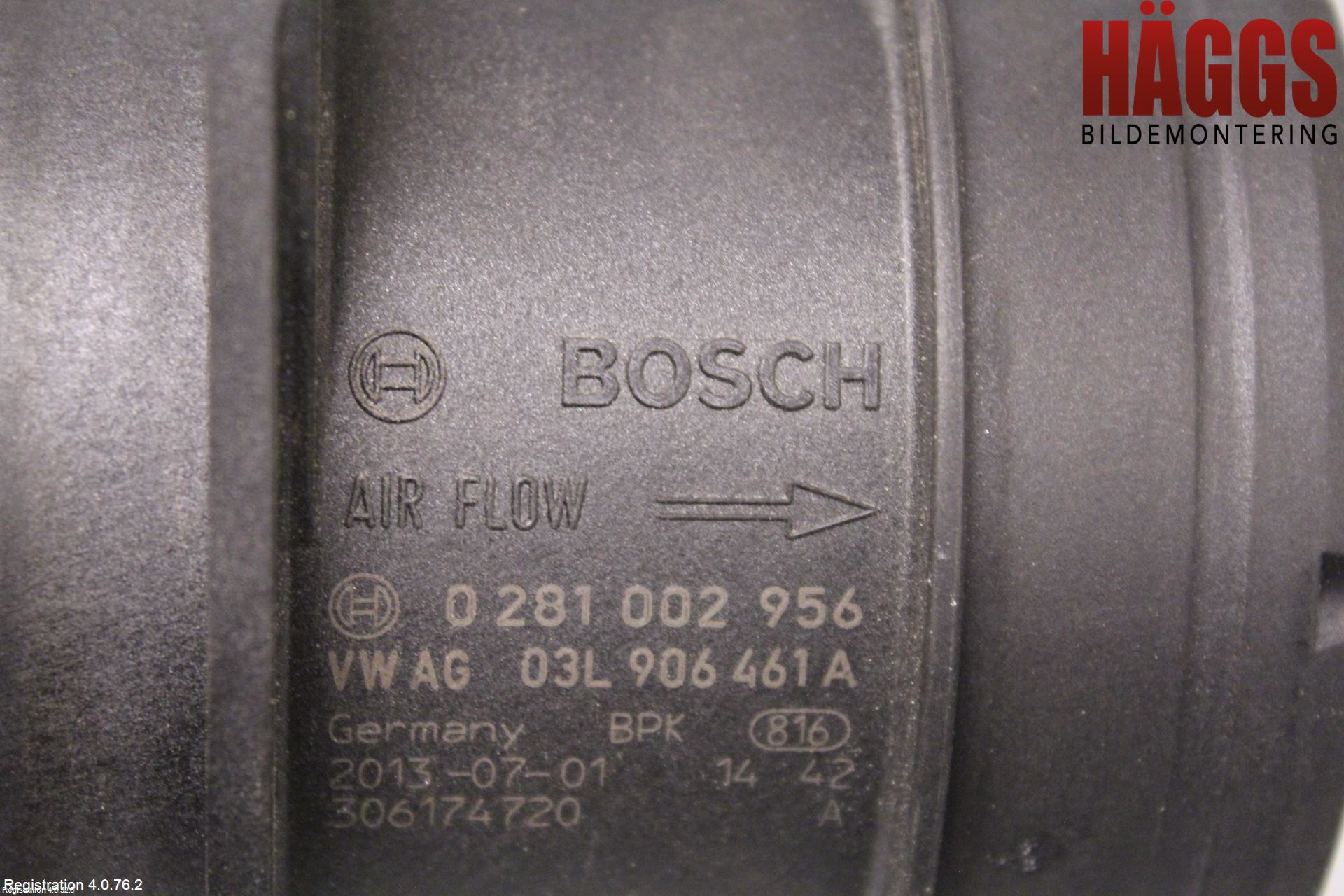 Volkswagen VW PASSAT 11-14 Injluftmassamätare