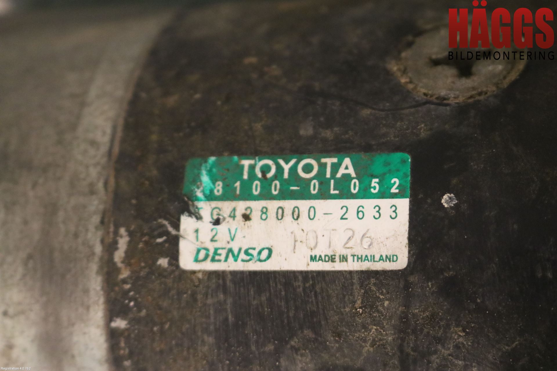 Toyota HILUX 16- Startmotor Diesel