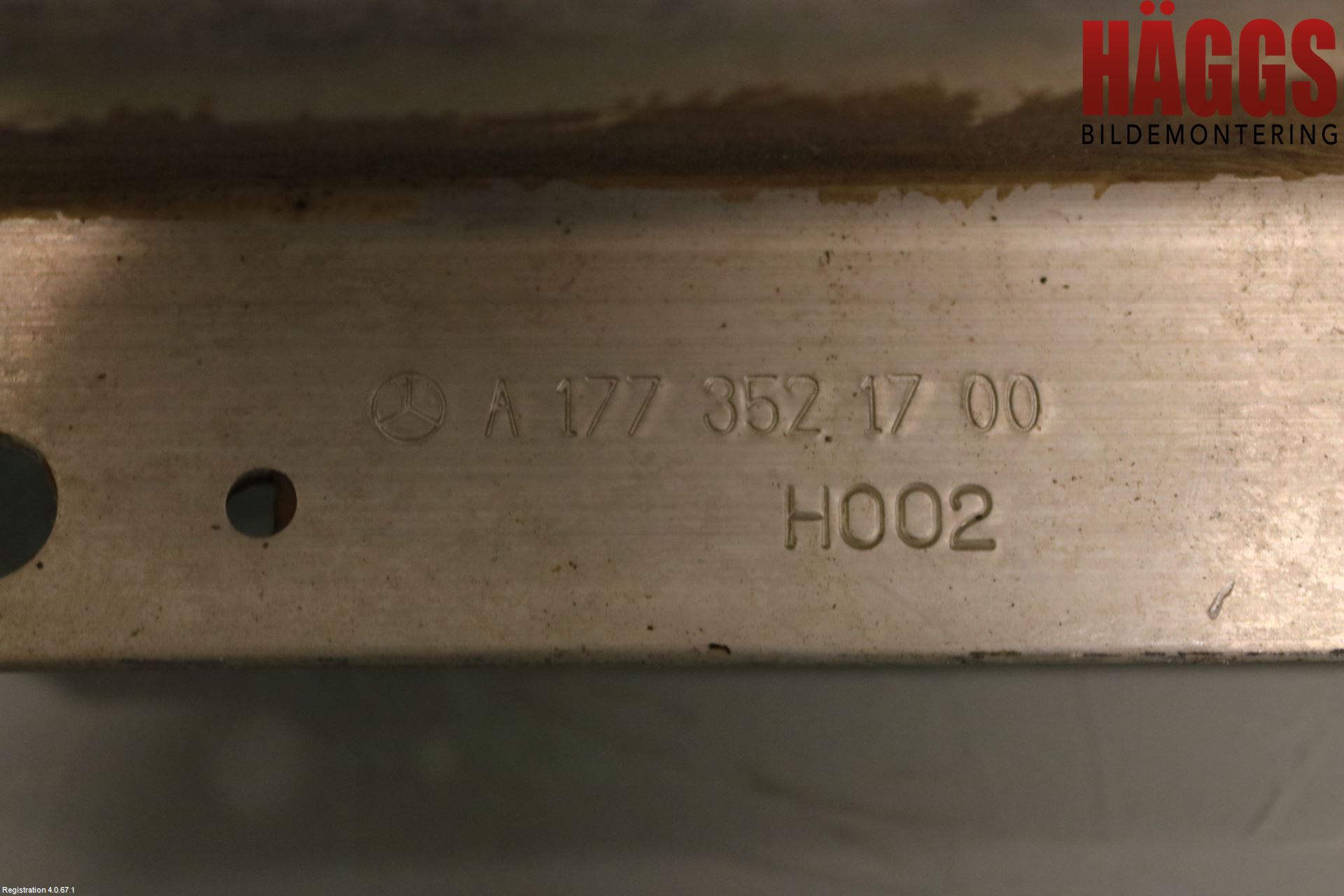 Mercedes-Benz MB A-KLASS (W177) 18- Bärarm Bak Vä-Hö