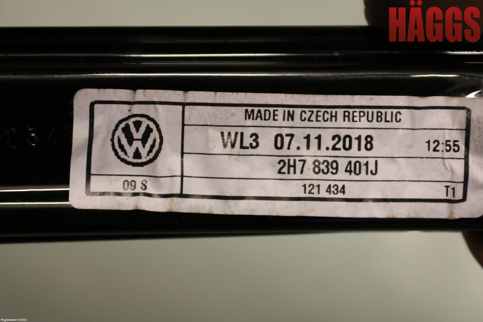 Volkswagen VW AMAROK 2H 10-22 Fönsterhissmekanism