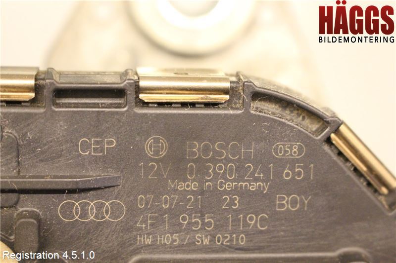 Audi ALLROAD 06-11 Torkarmotor Vindruta