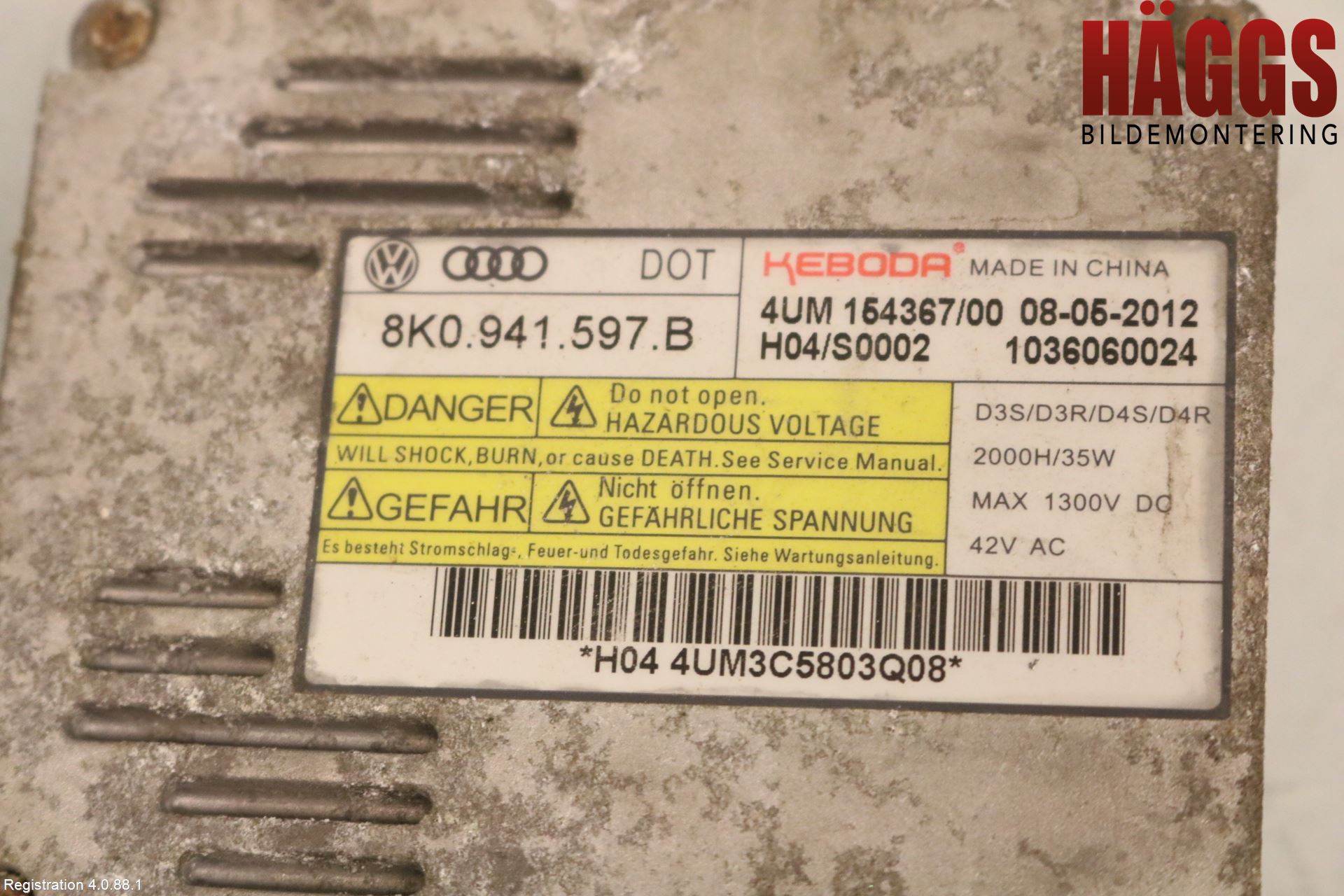 Volkswagen VW PASSAT 11-14 Styrenhet Strålkastare