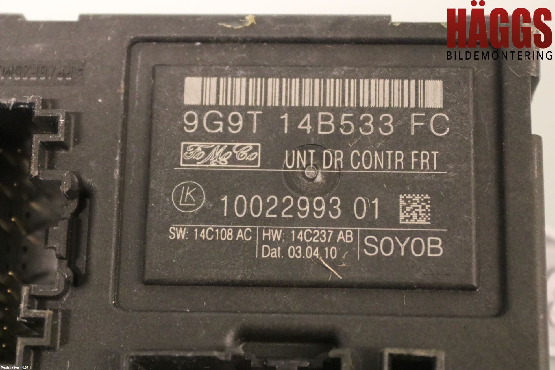 Volvo V70 08-13 Styrenhet Dörr