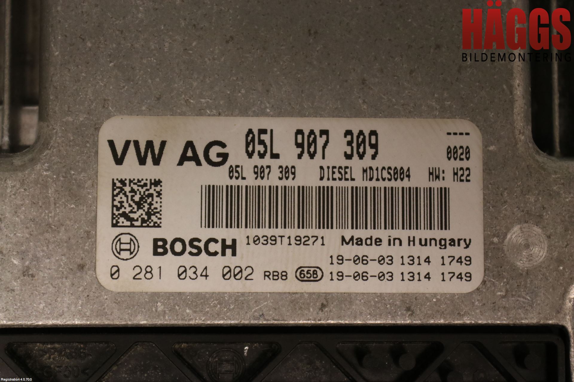 Audi A6 F2/C8 19- Styrenhet Insprut Bensin