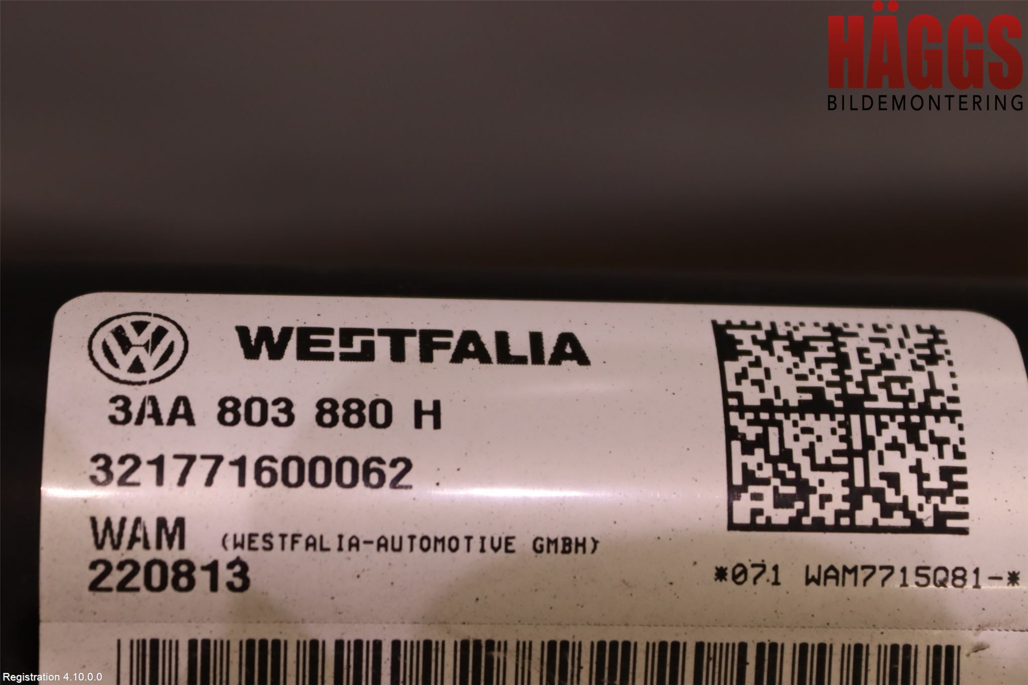 Volkswagen VW PASSAT 11-14 Dragkrok