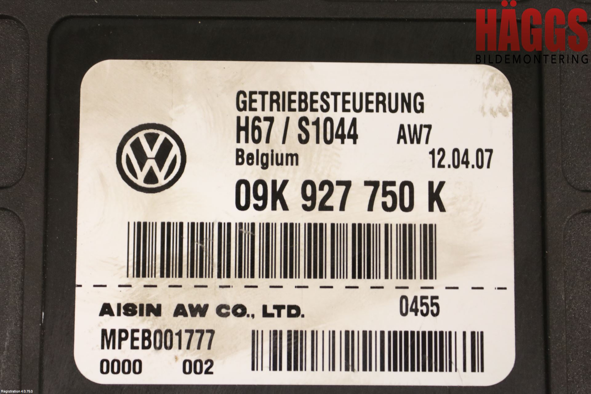 Volkswagen VW TRANSP/CARAVELLE (T5) 04-15 Styrenhet Växellåda