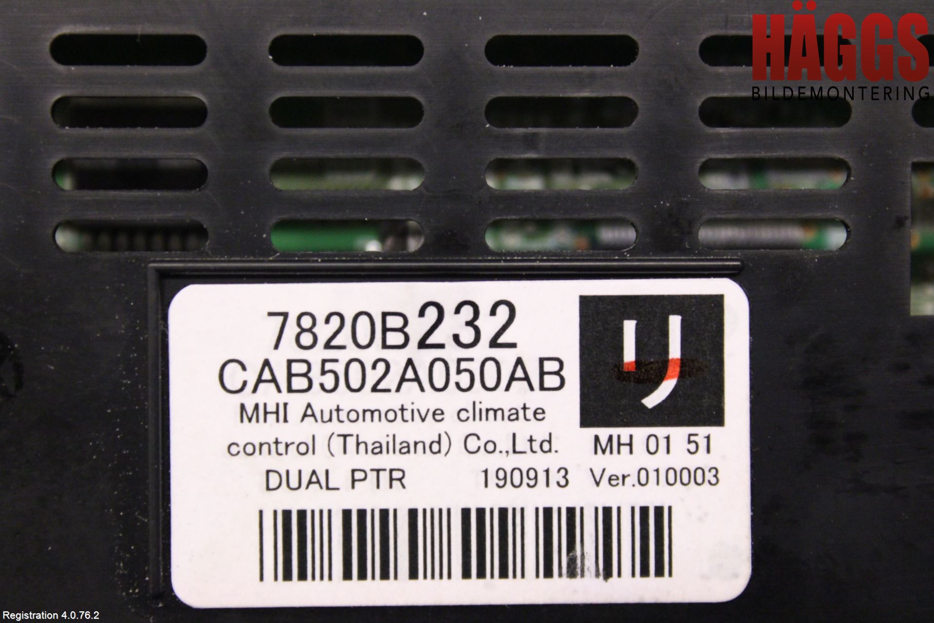 Mitsubishi OUTLANDER 13-21 Ac Styrenhet Ac Manöveren