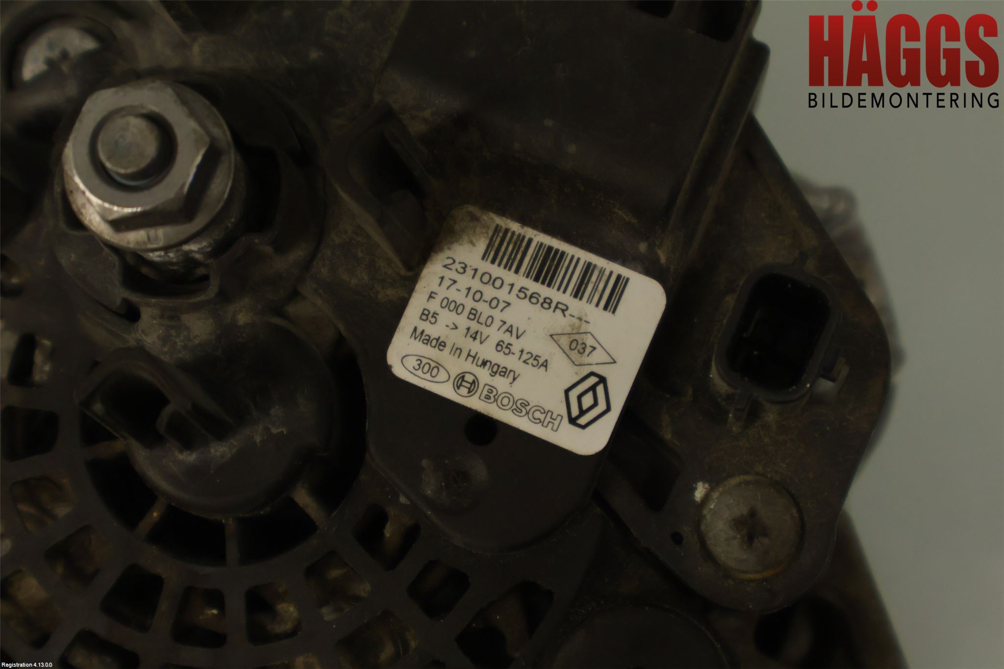 Dacia DUSTER 10-17 Generator