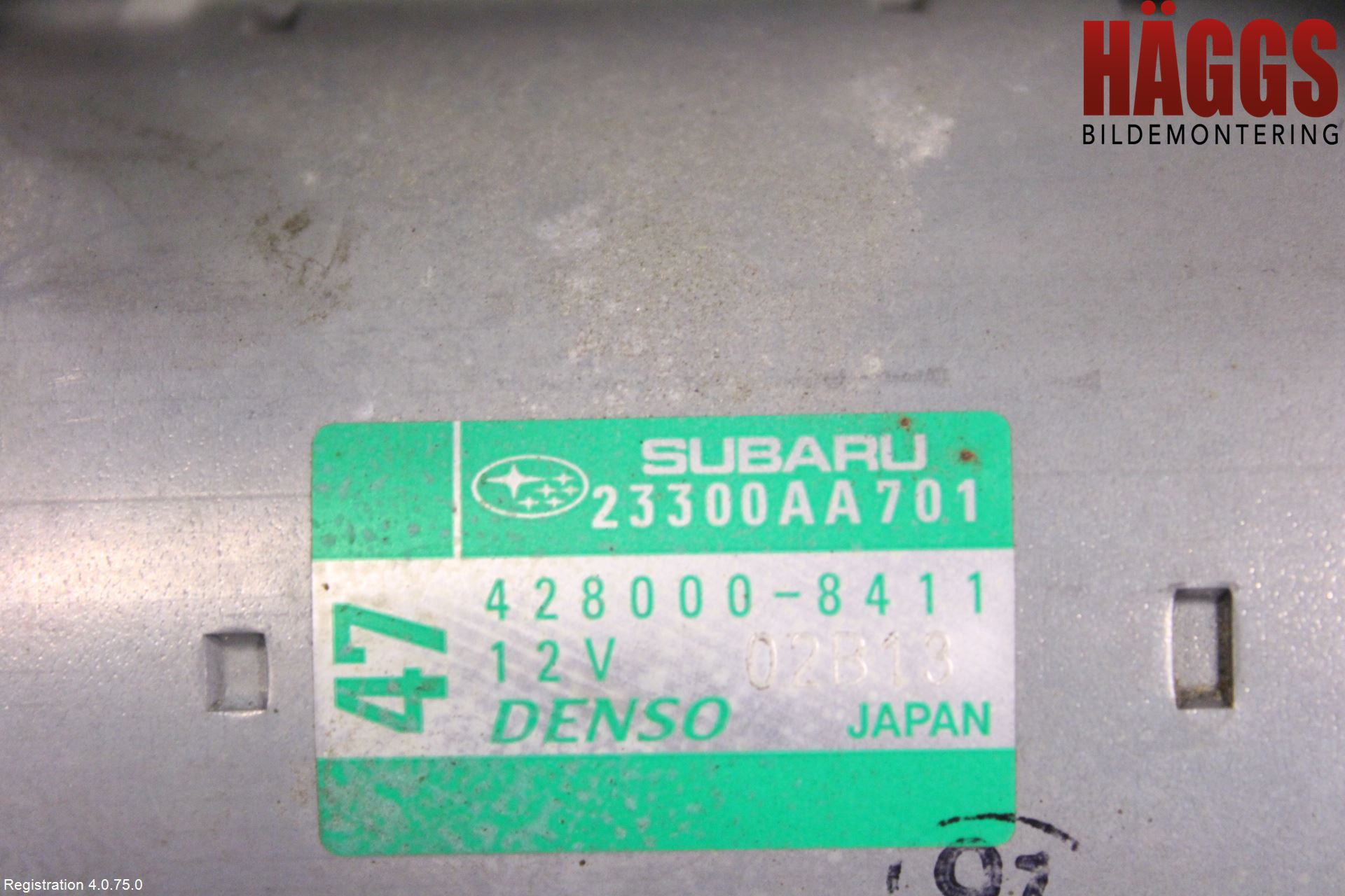 Subaru FORESTER SJ 13-18 Startmotor