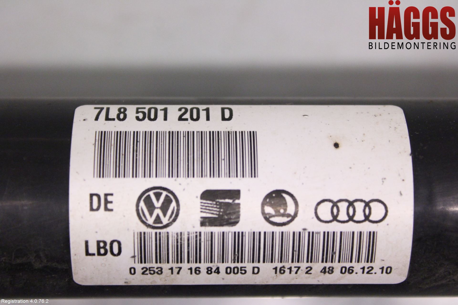 Audi Q7/SQ7 Drivaxel Bak Vänster