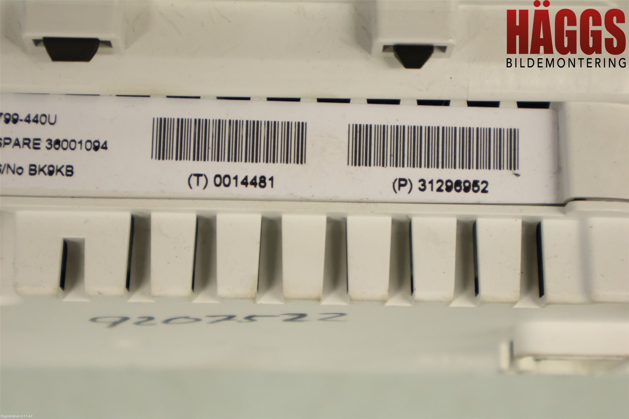 Volvo V40 12-19 Instrument Komb