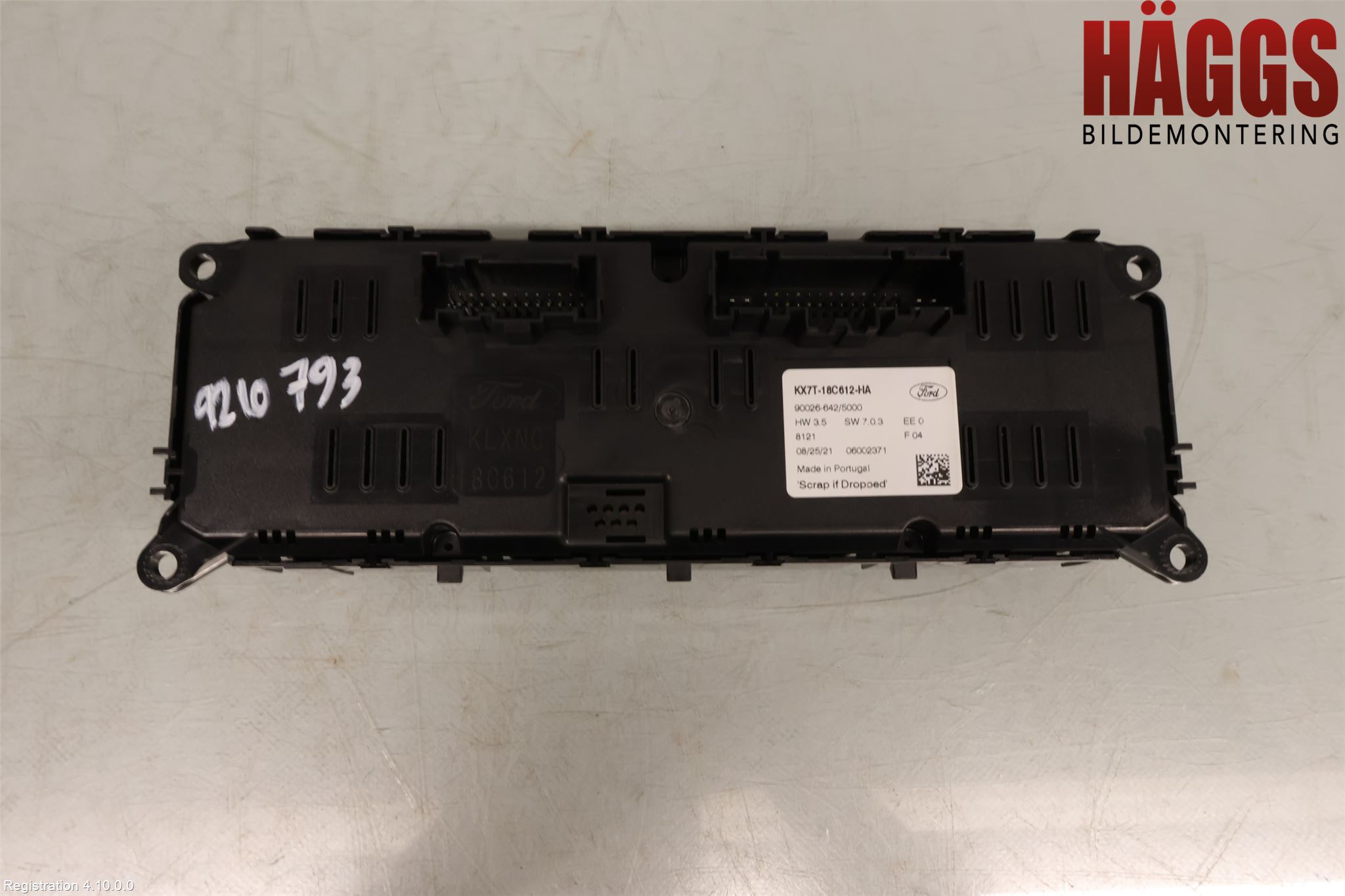 Ford FOCUS 19- Ac Styrenhet Ac Manöveren