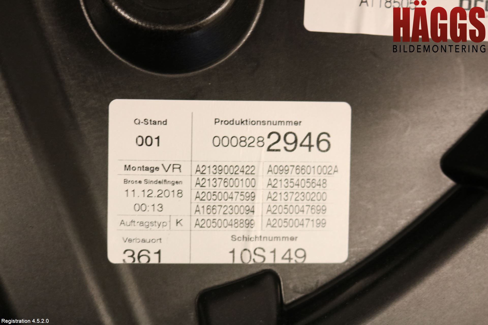 Mercedes-Benz MB E-KLASS (W213) 16-23 Fönsterhissmekanism