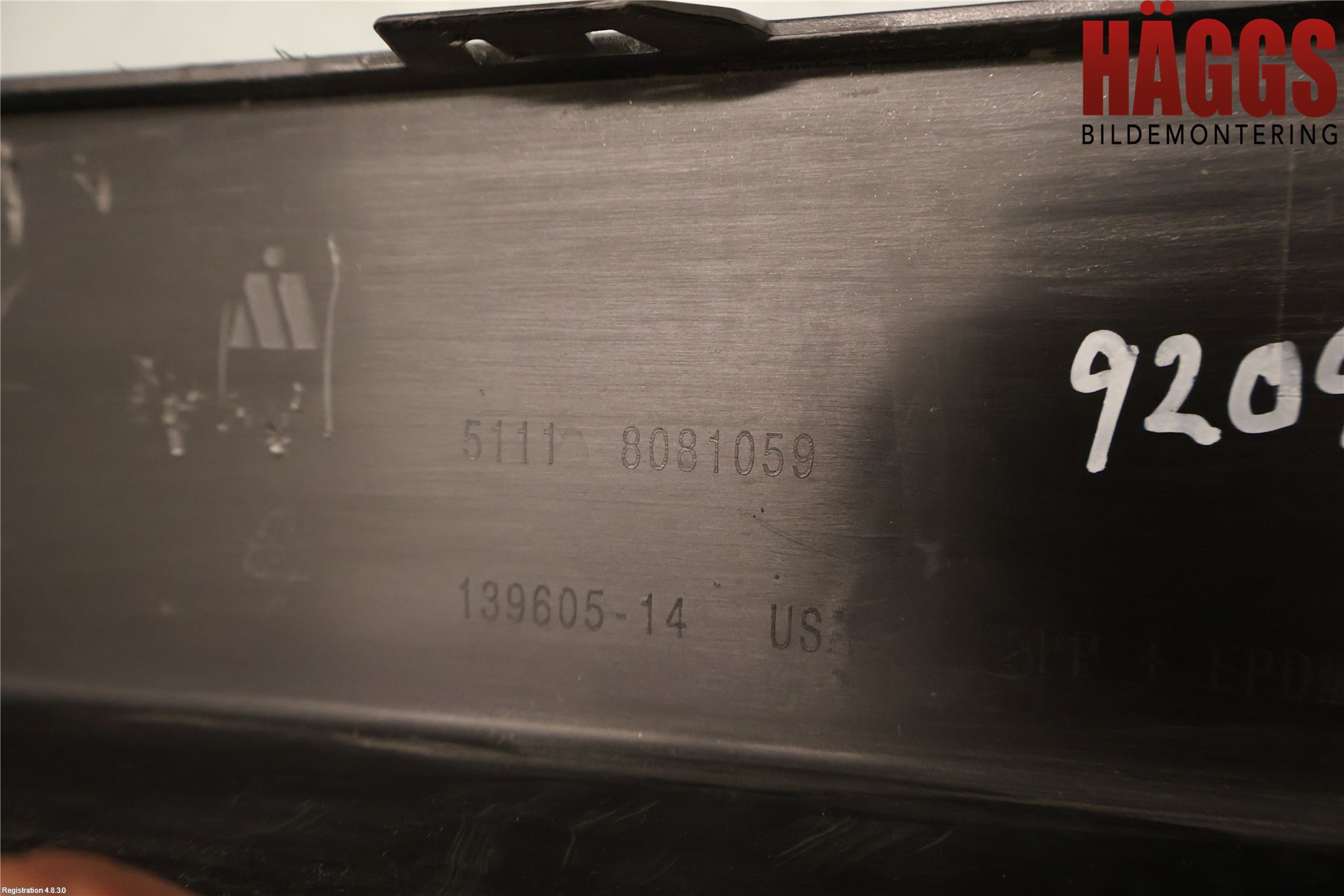 BMW X3 G01 18- Stötfångardel Fram Mitt