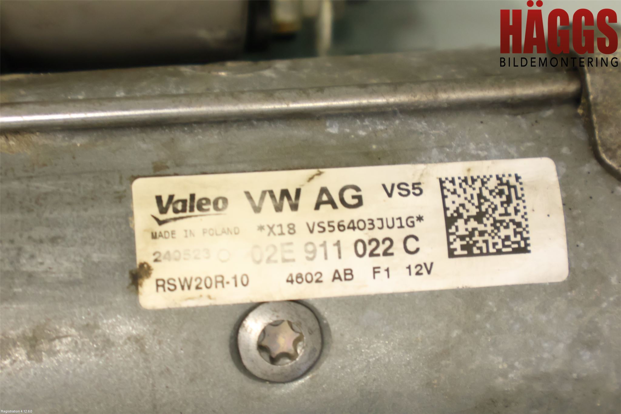 Volkswagen VW TRANSP/CARAVELLE (T6) 16-22 Startmotor Diesel