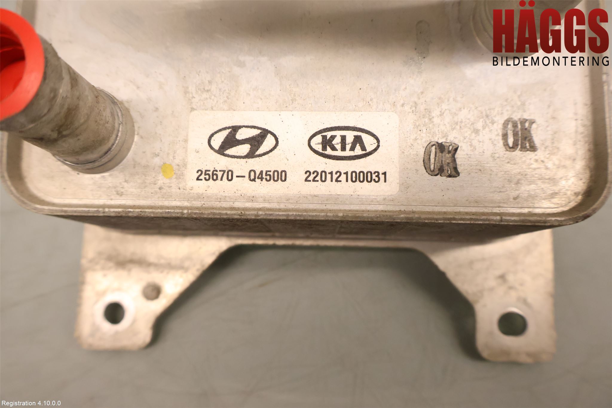 Kia NIRO (DE) 17-22 Oljekylare Automat