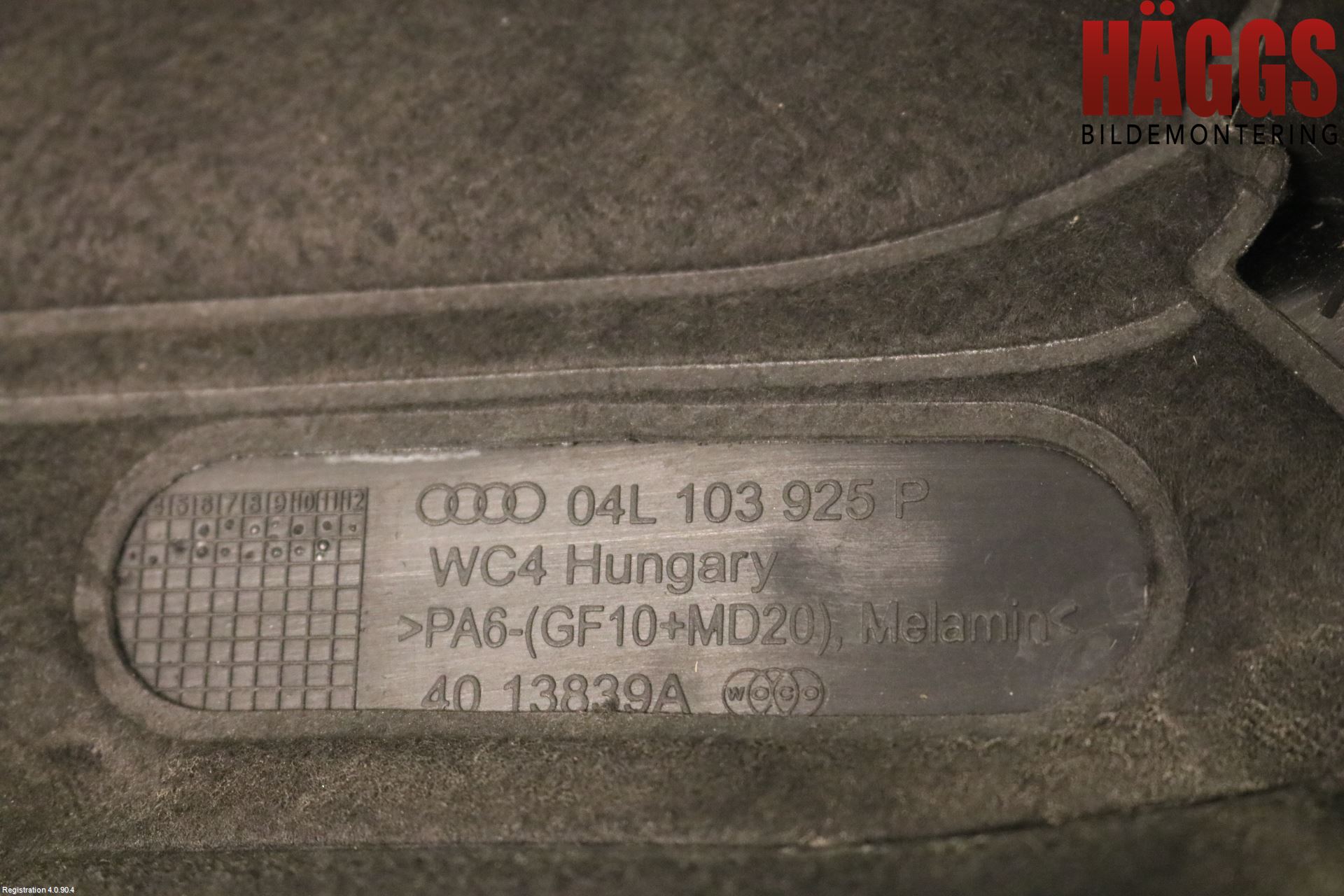 Audi A4 ALLROAD 17- Motorkåpa