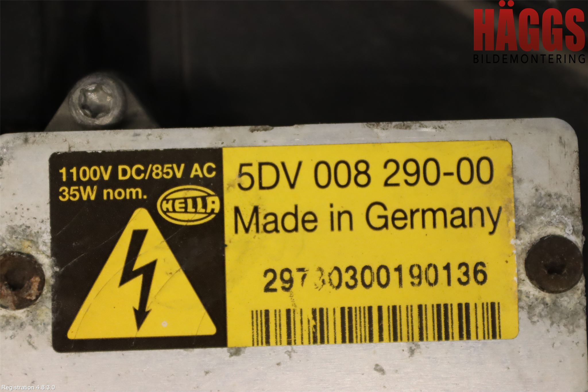 BMW 5 E60/61 Sed/Tou 02-10 Strålkastare Vänster