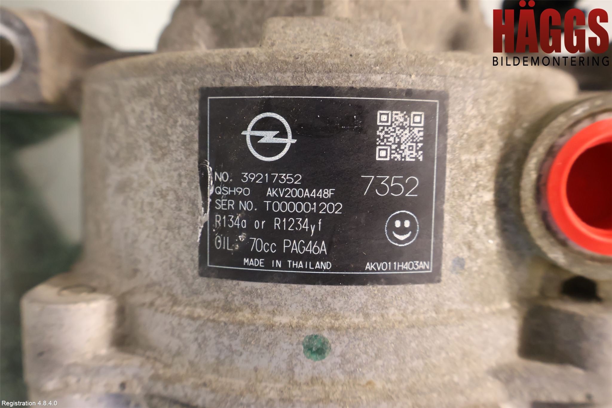 Opel ASTRA K 16-22 Ac Kompressor