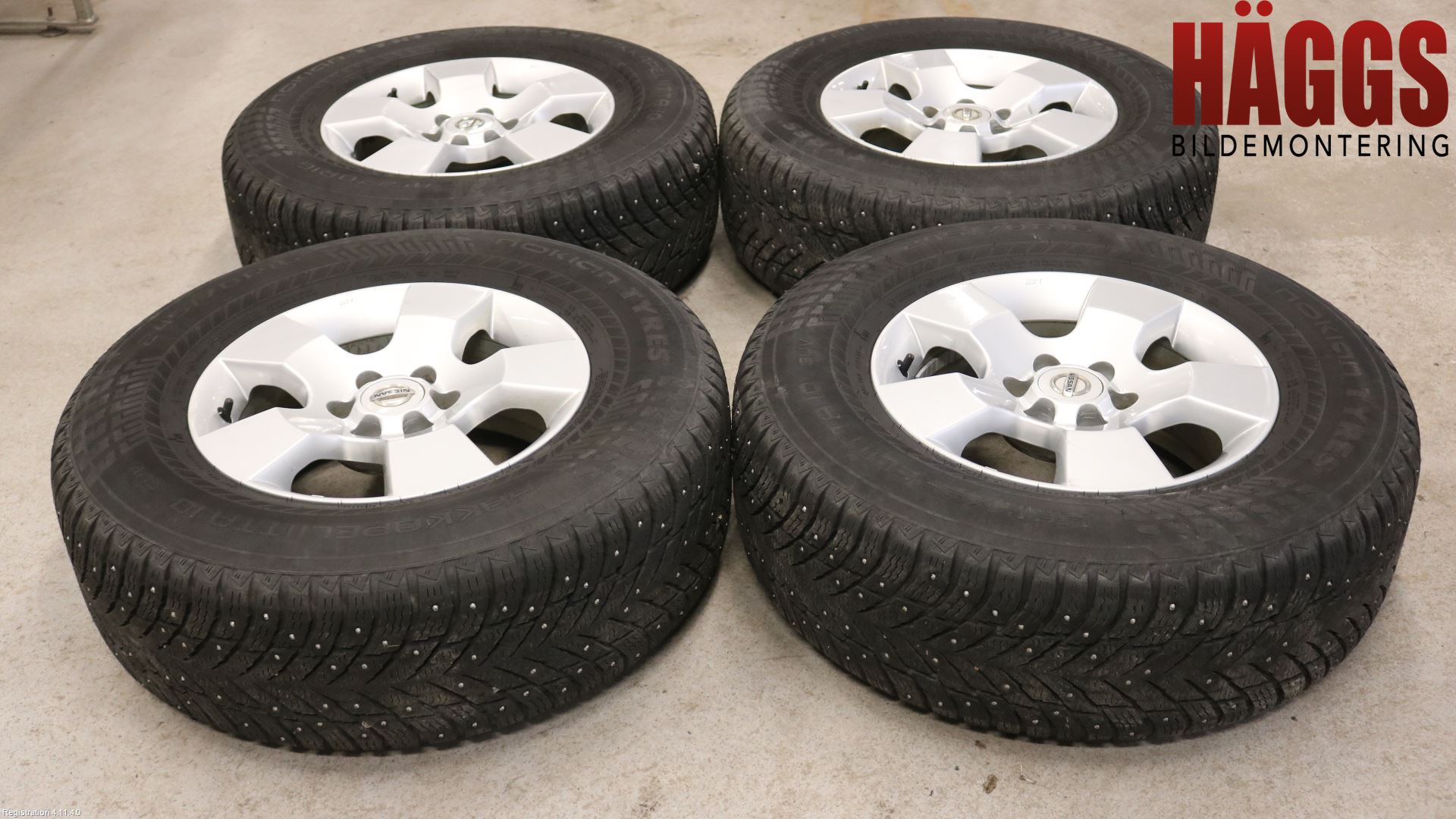 Nissan NAVARA 05-16 Vinterdäck Alumfälg 4St