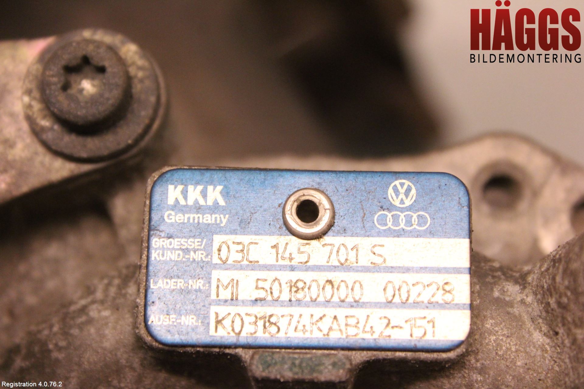 Volkswagen VW PASSAT 05-11 Turboaggregat