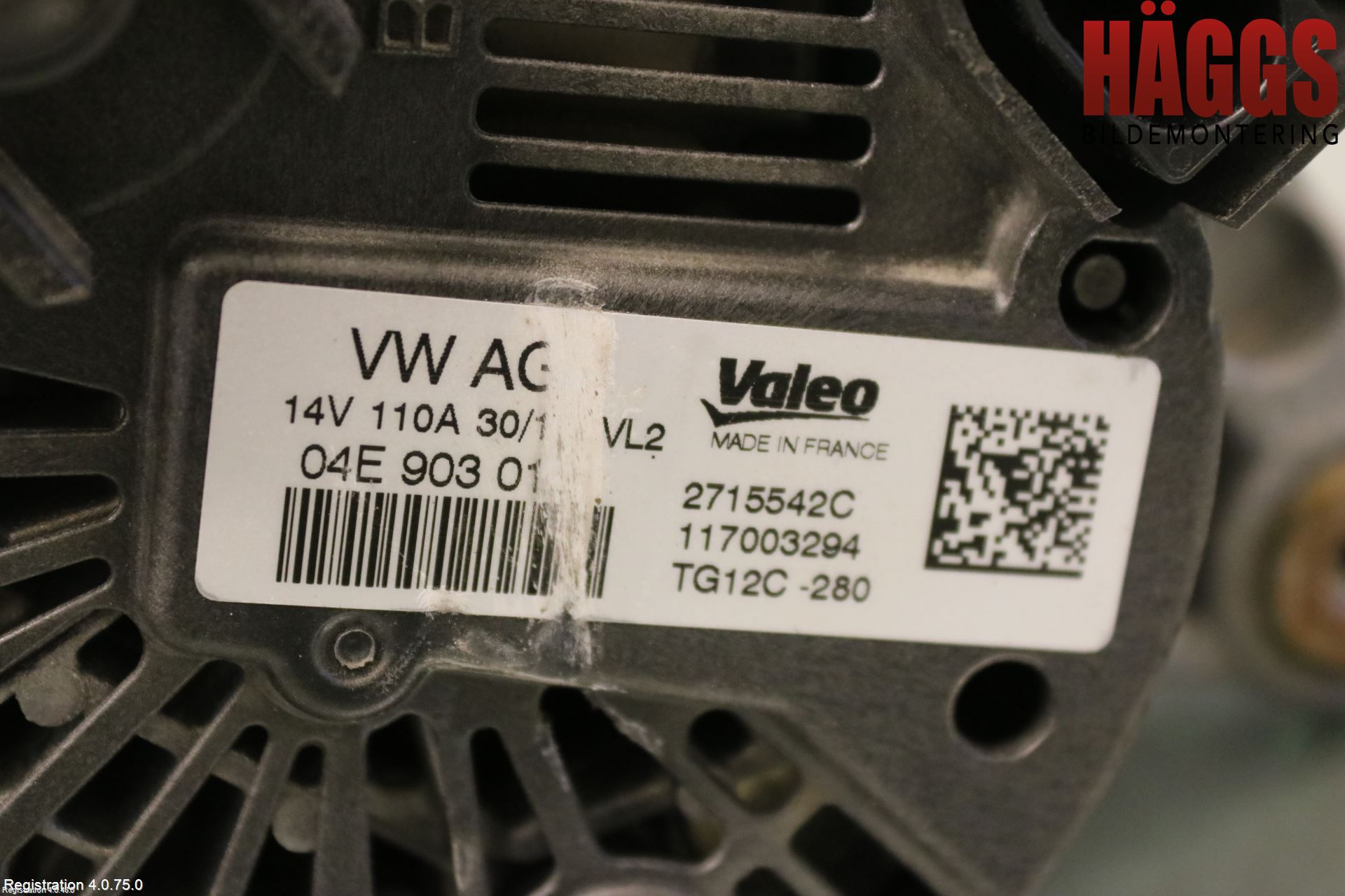 Skoda FABIA 15-21 Generator