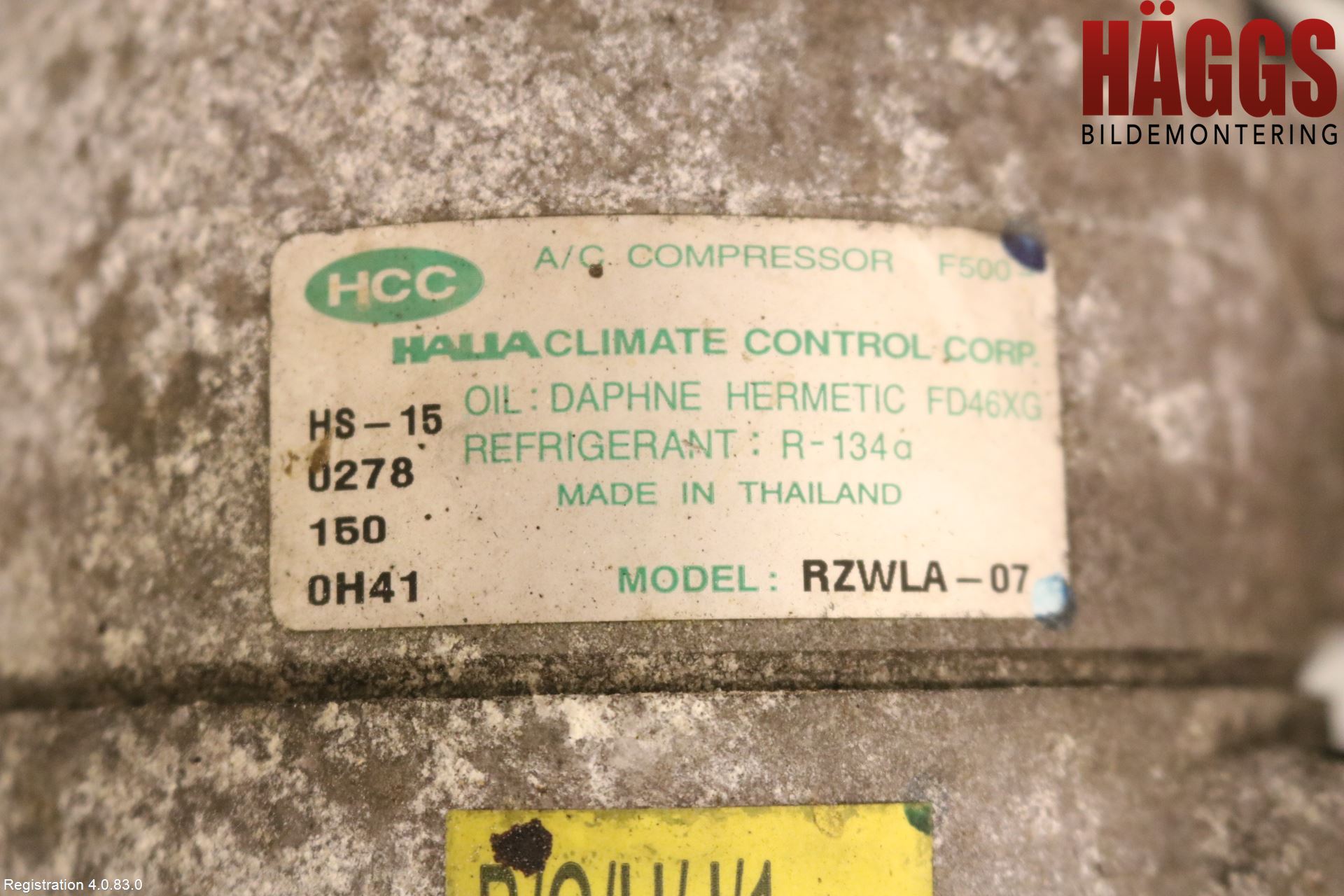 Ford RANGER EU/USA 07-11 Ac Kompressor