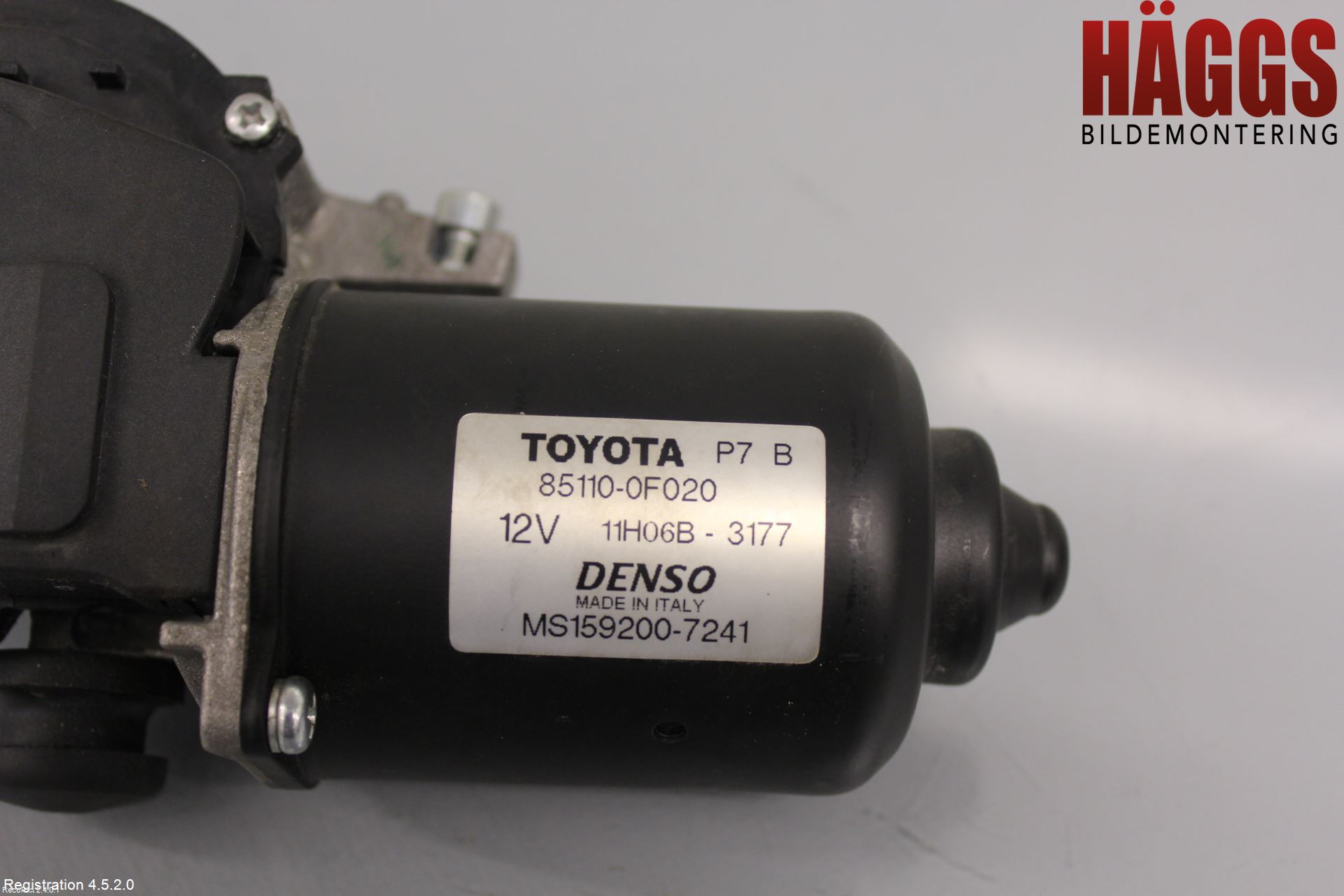 Toyota COROLLA VERSO 04-07 Torkarmotor Vindruta