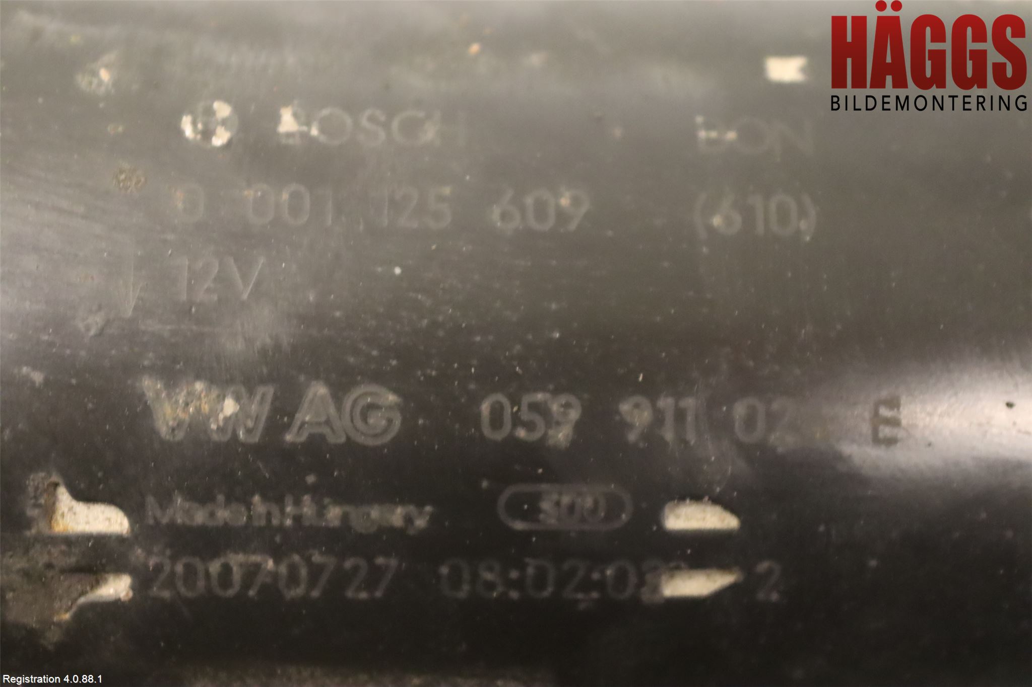 Volkswagen VW TOUAREG 7L 03-10 Startmotor Diesel