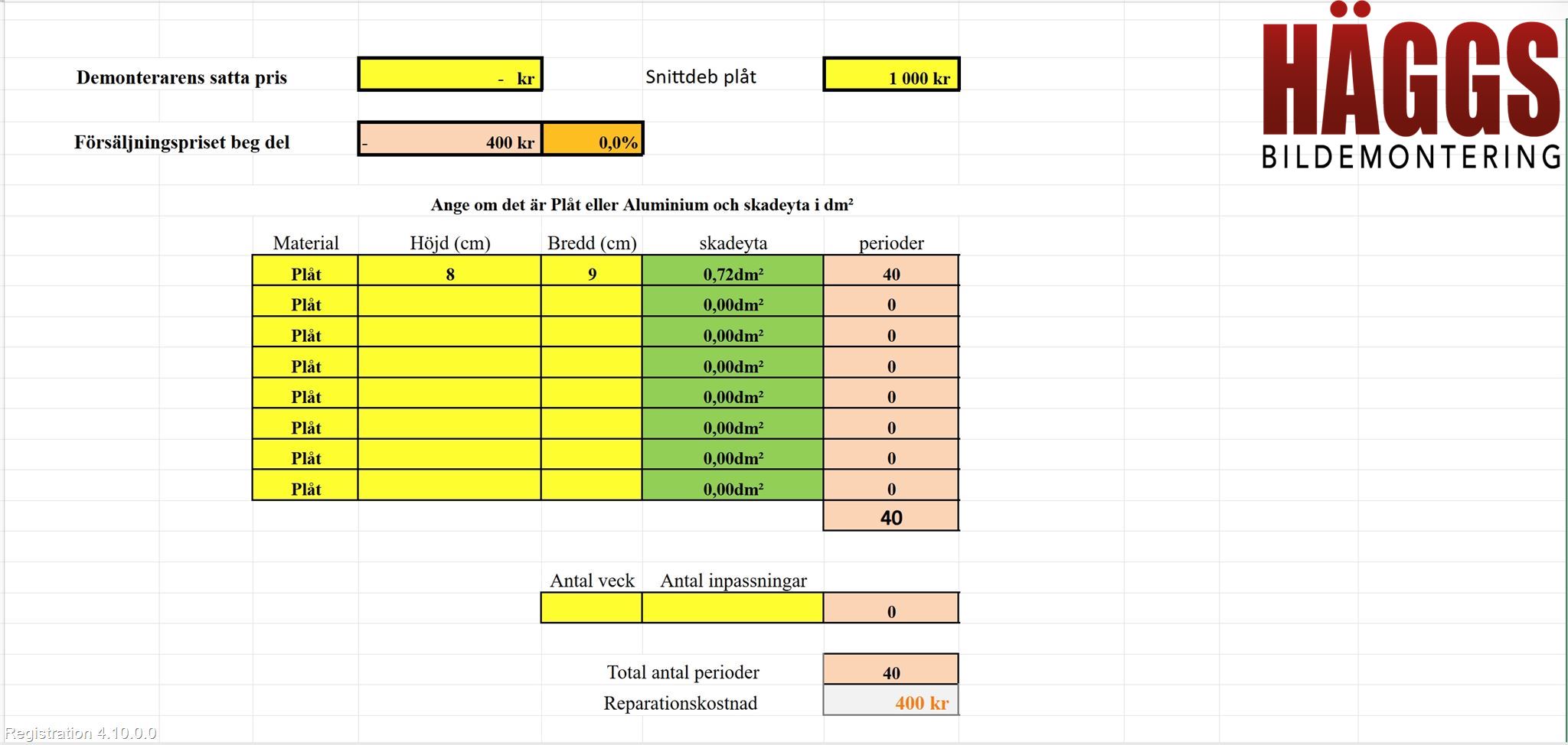 Nissan NAVARA 05-16 Skärm Fram Höger