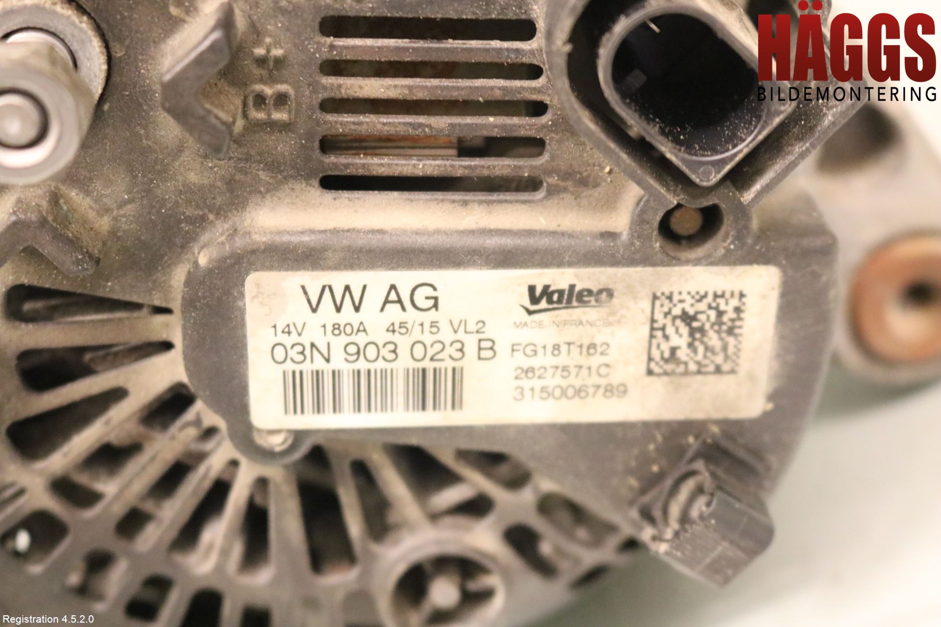 Volkswagen VW TRANSP/CARAVELLE (T6) 16-22 Generator