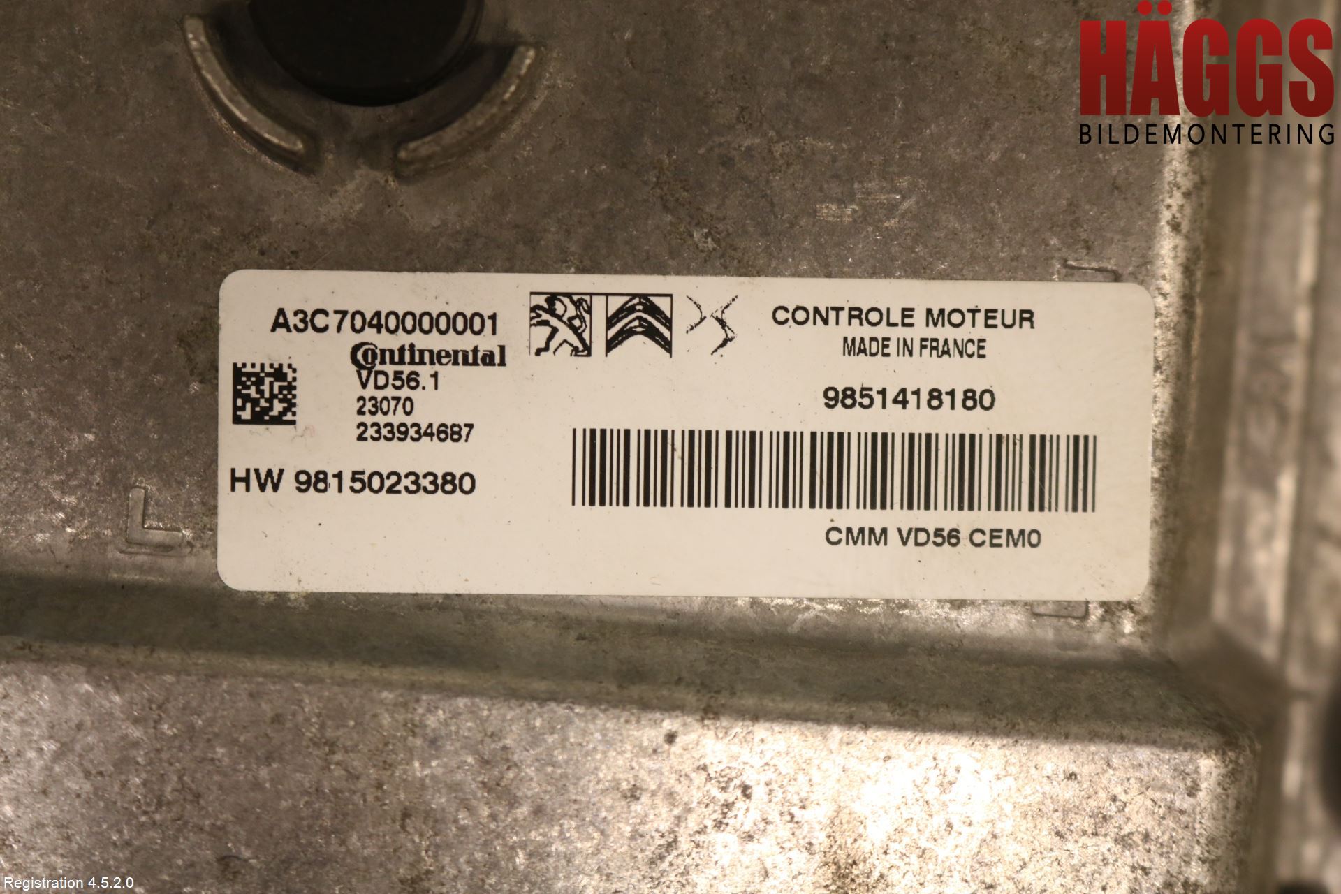 Peugeot 3008 17-24 Styrenhet Insprut Bensin