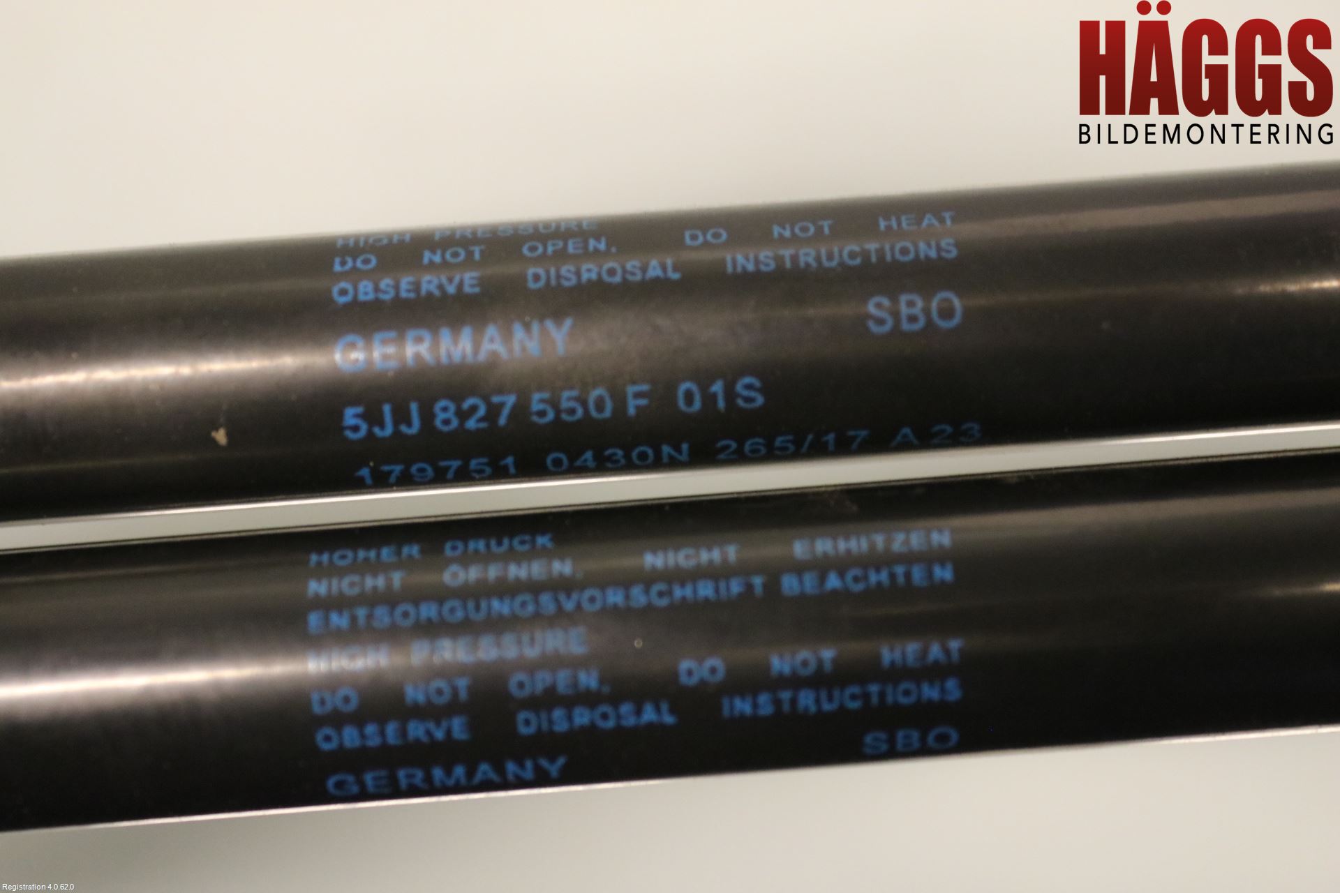 Skoda RAPID Gasfjäder Baklucka