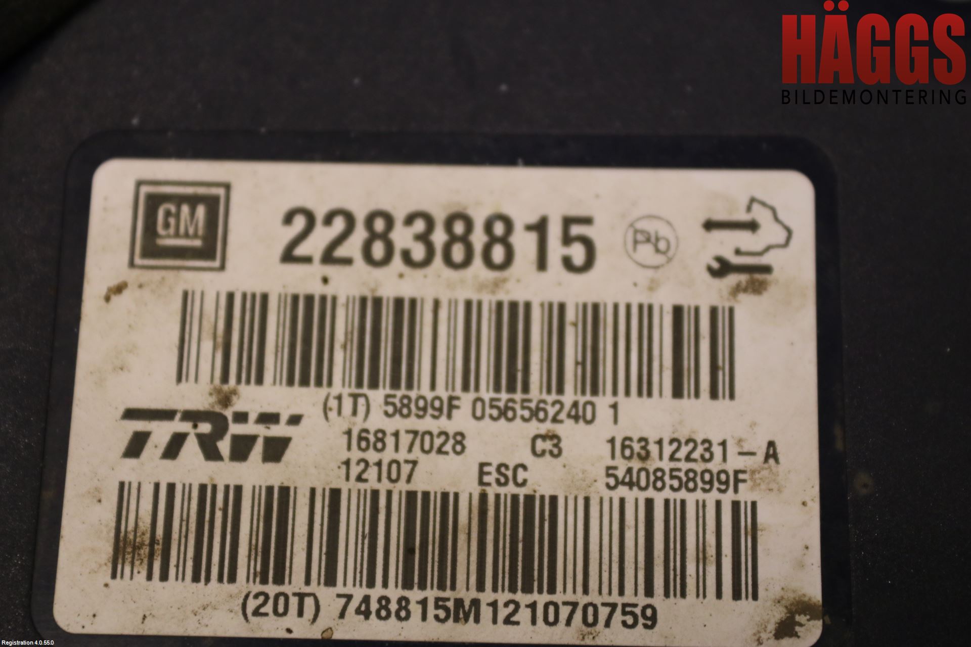 Opel INSIGNIA 09-16 Abs Hydraulaggregat