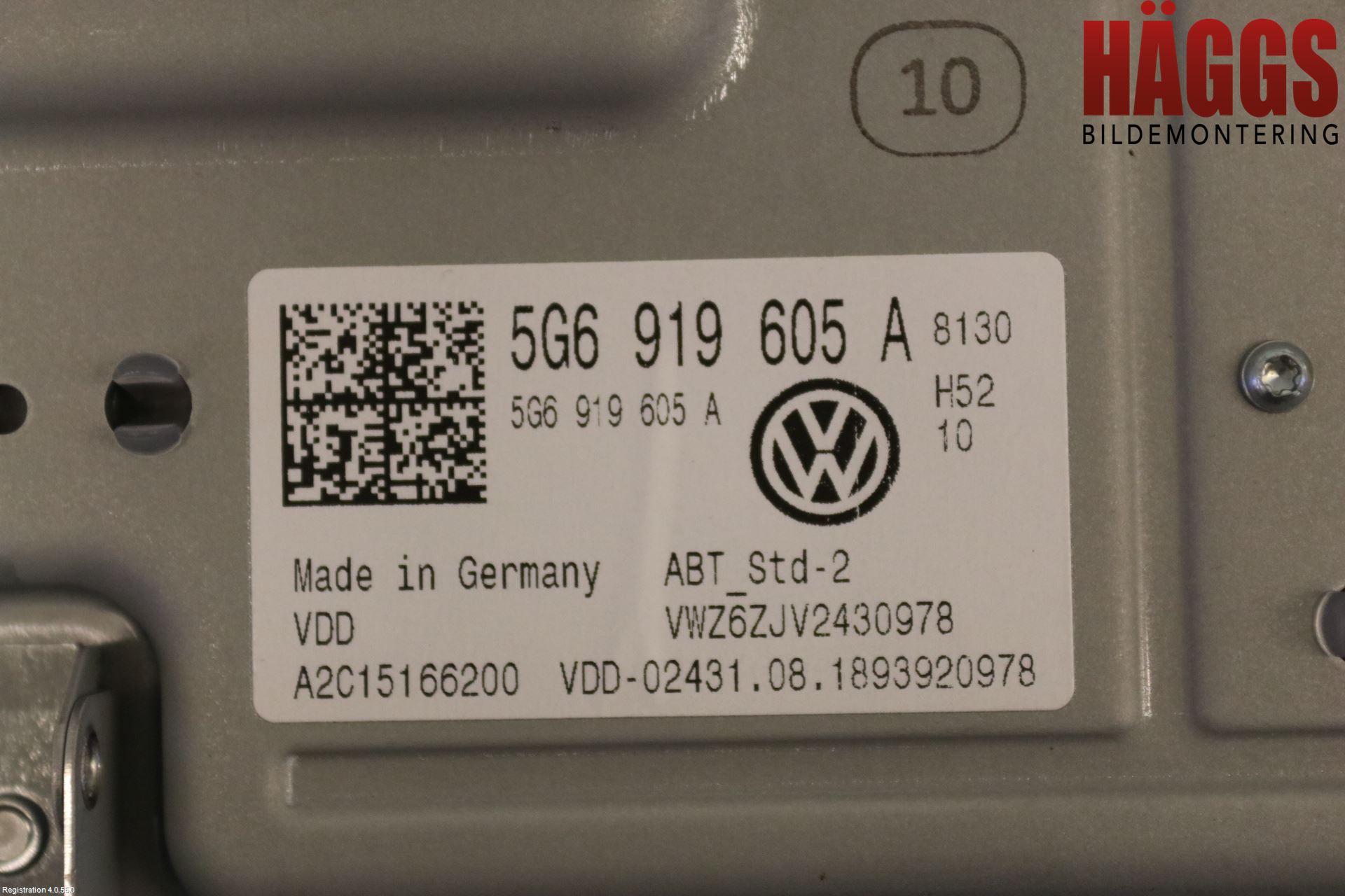 Volkswagen VW T-ROC 18- Cd Radio - Multimediapanel
