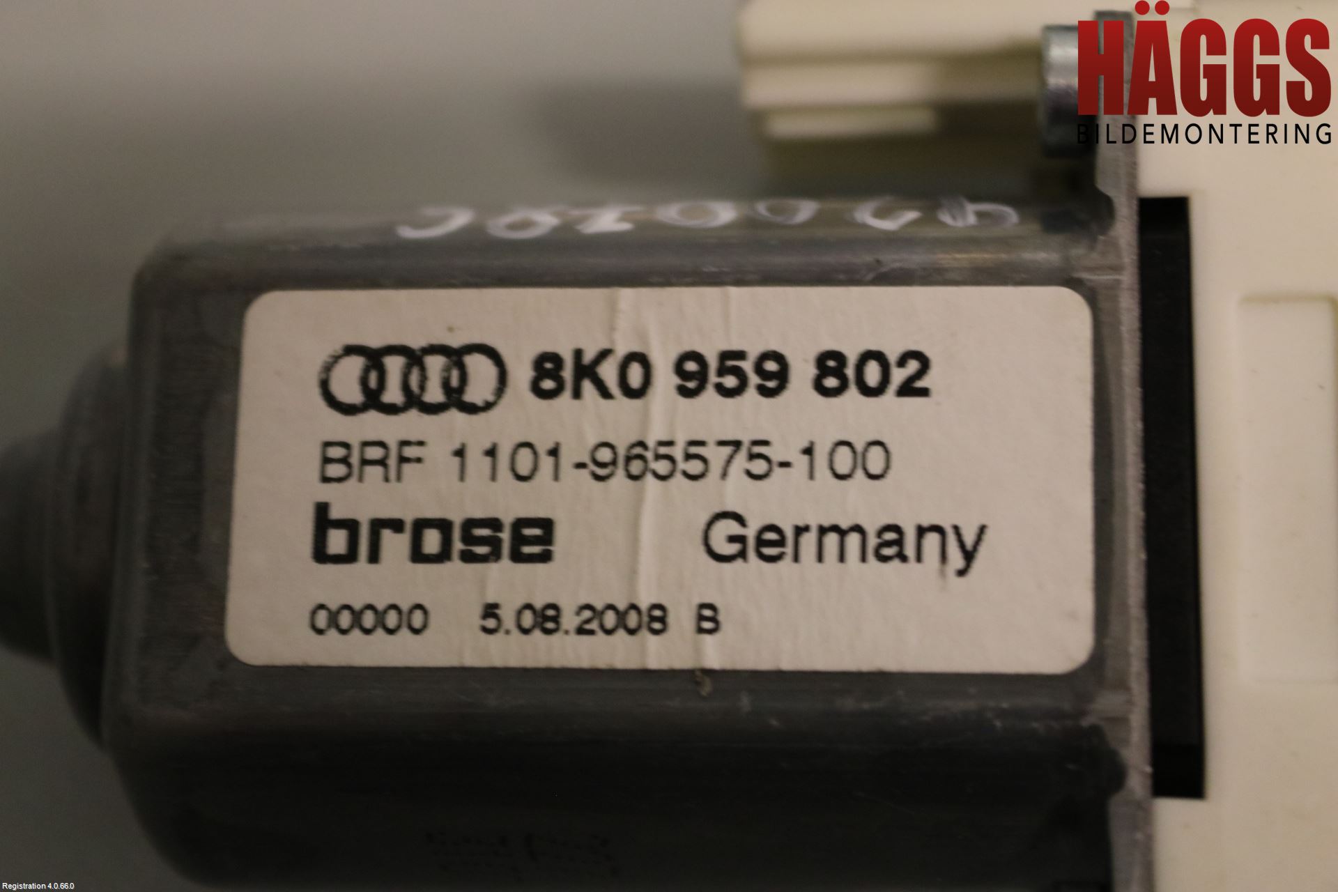 Audi A4/S4 08-11 Fönsterhissmotor