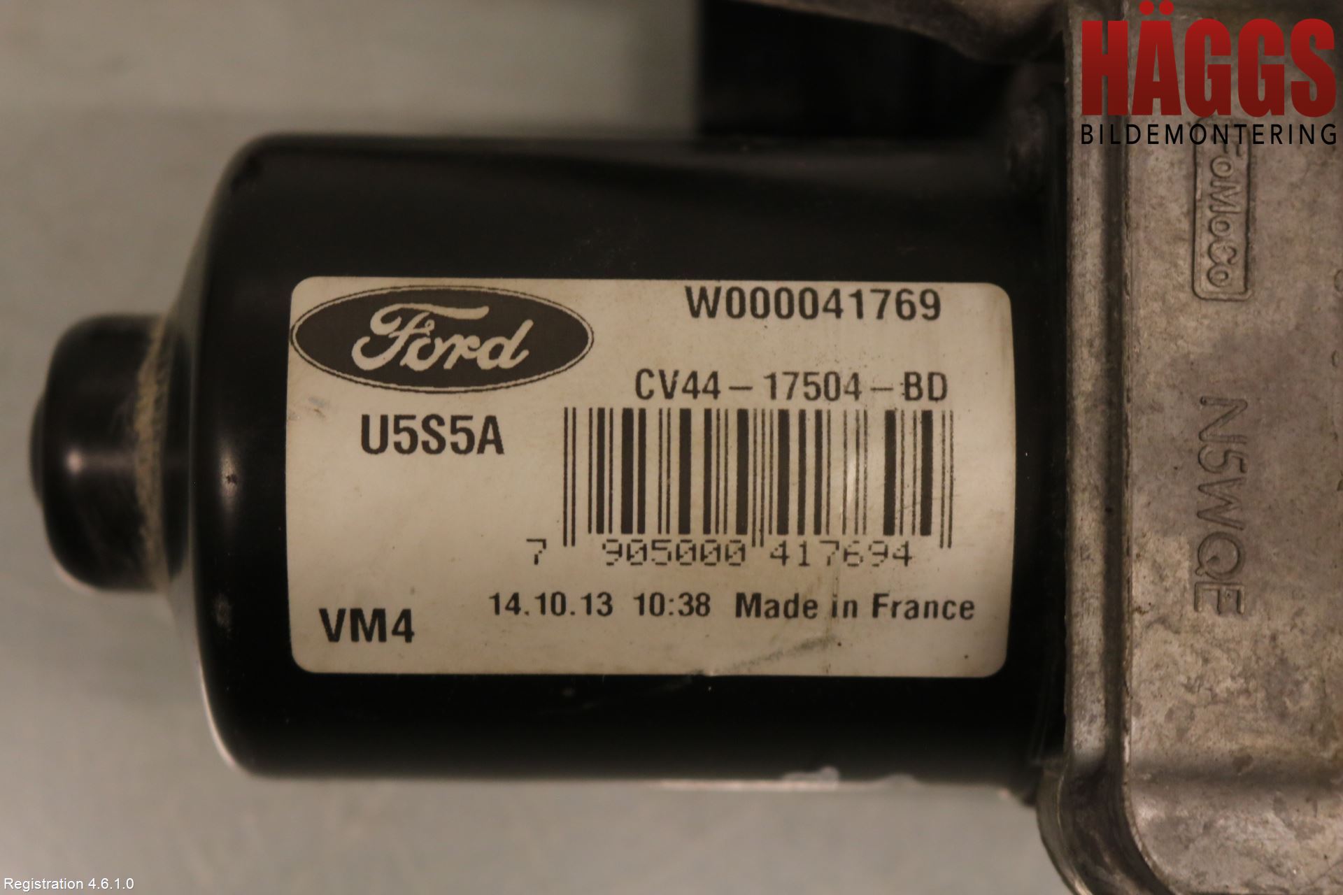 Ford KUGA 13-16 Torkarmotor Vindruta