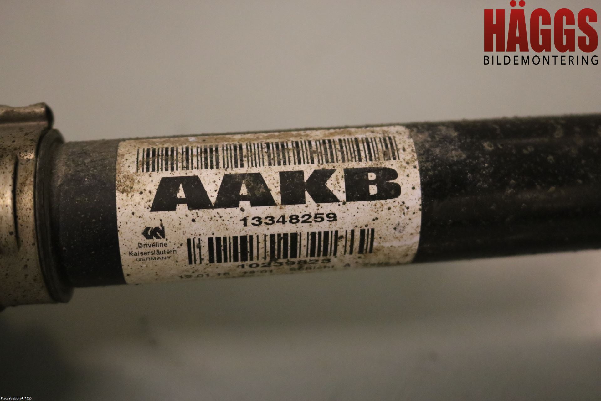 Opel INSIGNIA 09-16 Drivaxel Fram Vänster