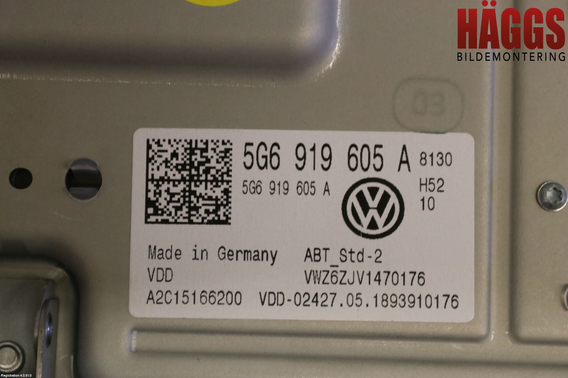 Volkswagen VW GOLF / E-GOLF VII 13-20 Cd Radio - Multimediapanel