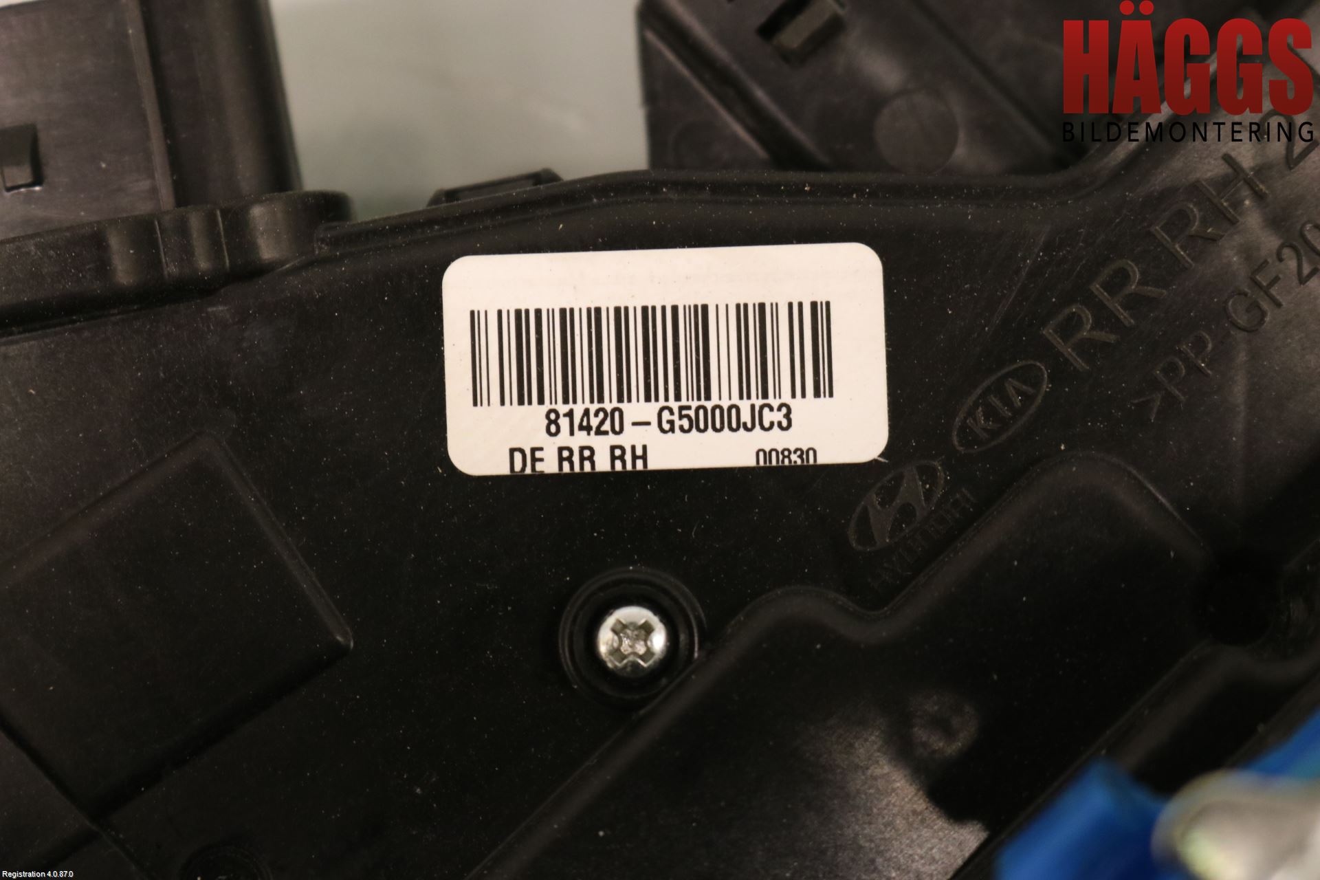 Kia NIRO (DE) 17-22 Låskista-Dörrlås