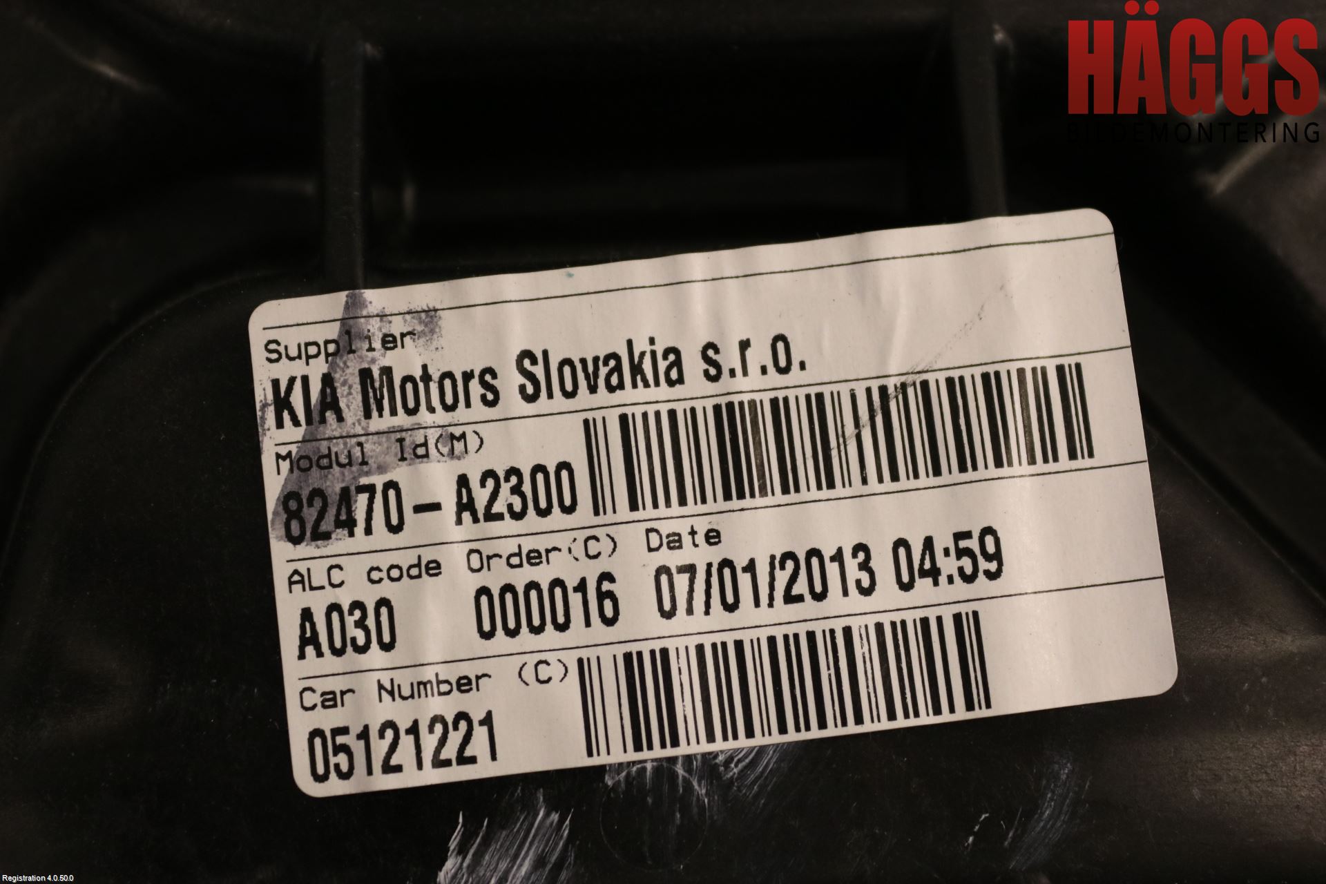 Kia CEED 12-18 Fönsterhissmekanism