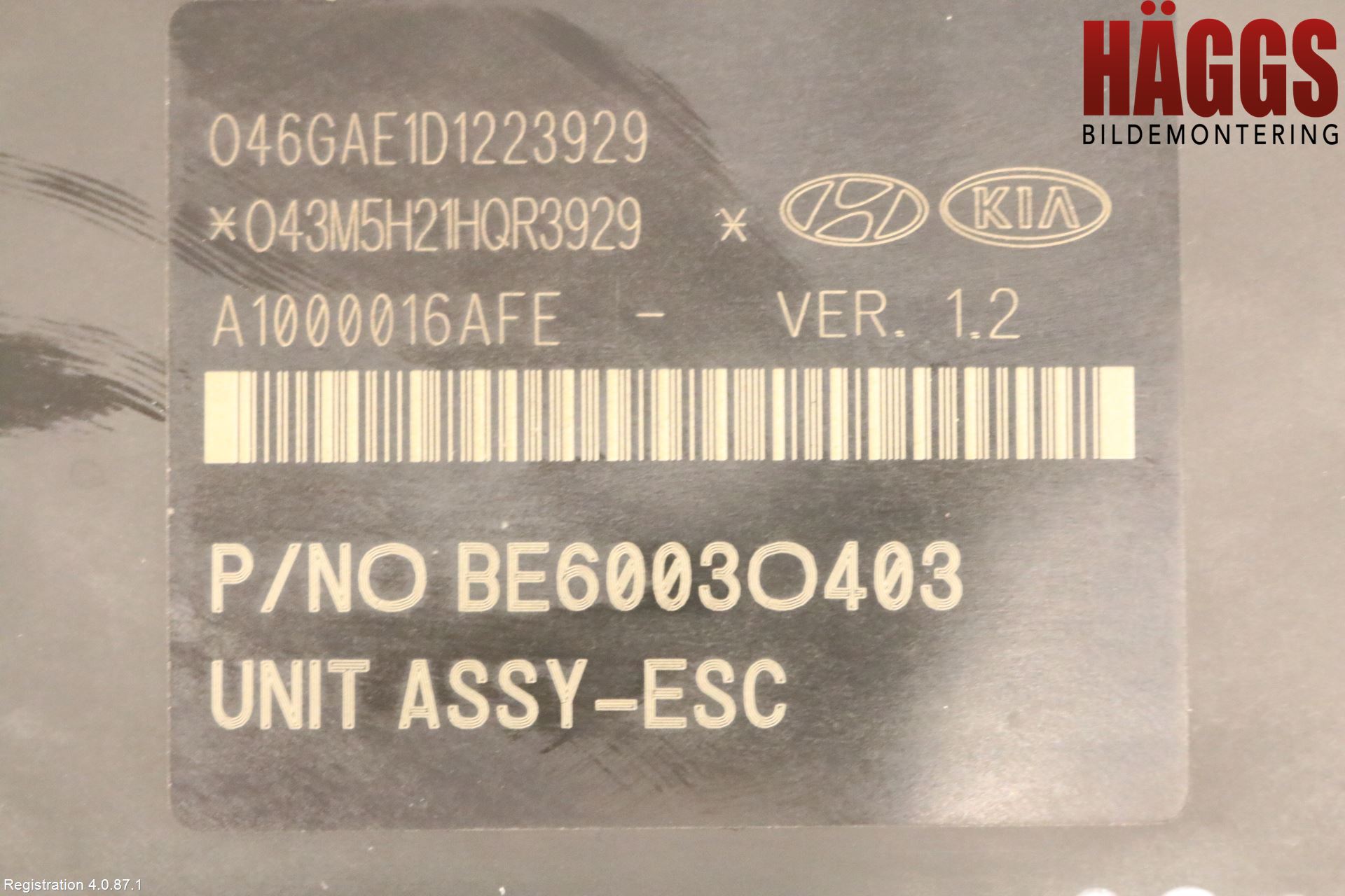 Kia SPORTAGE (SL) 11-15 Abs Hydraulaggregat