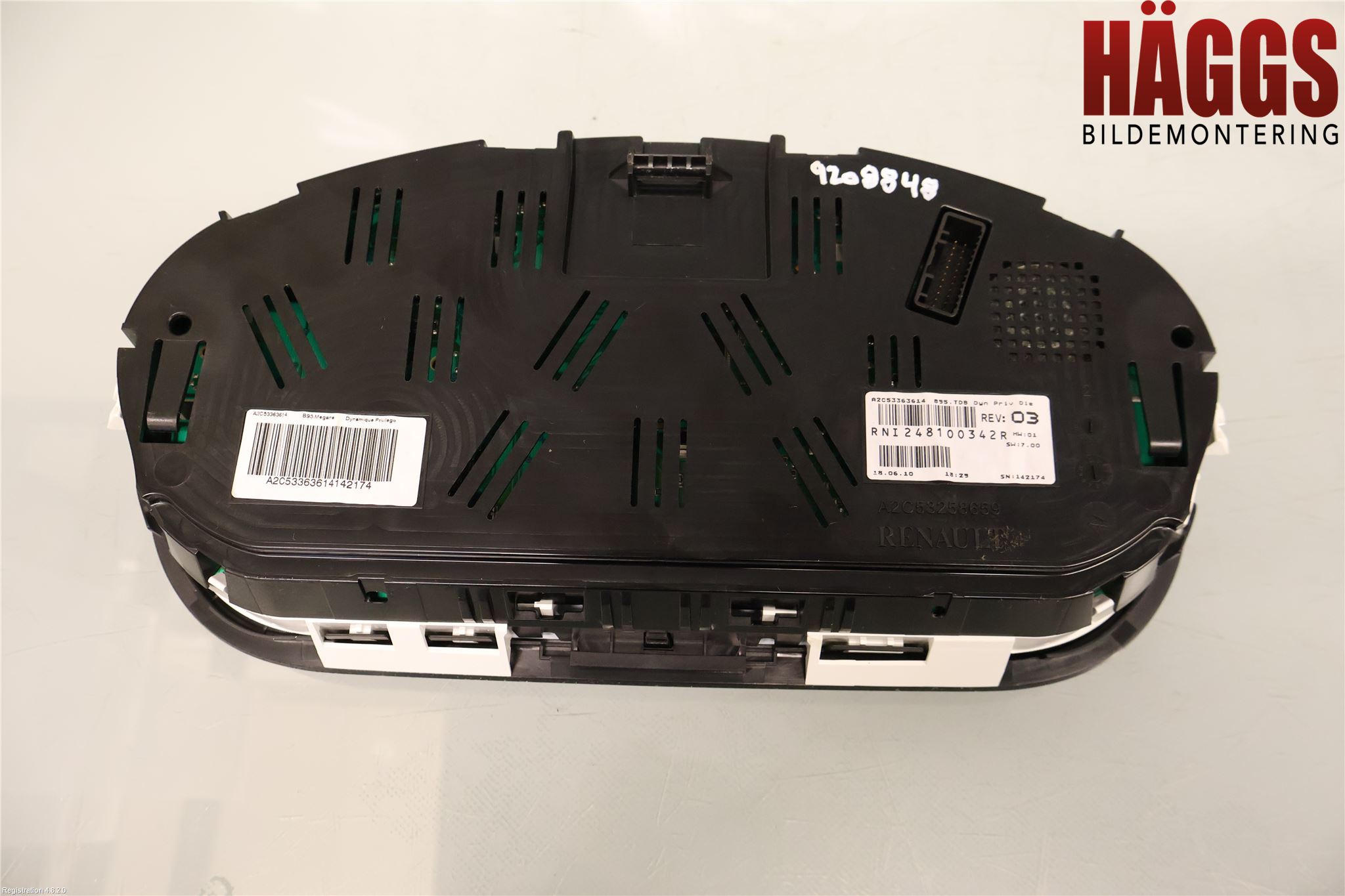 Renault MEGANE III 09-15 Instrument Komb